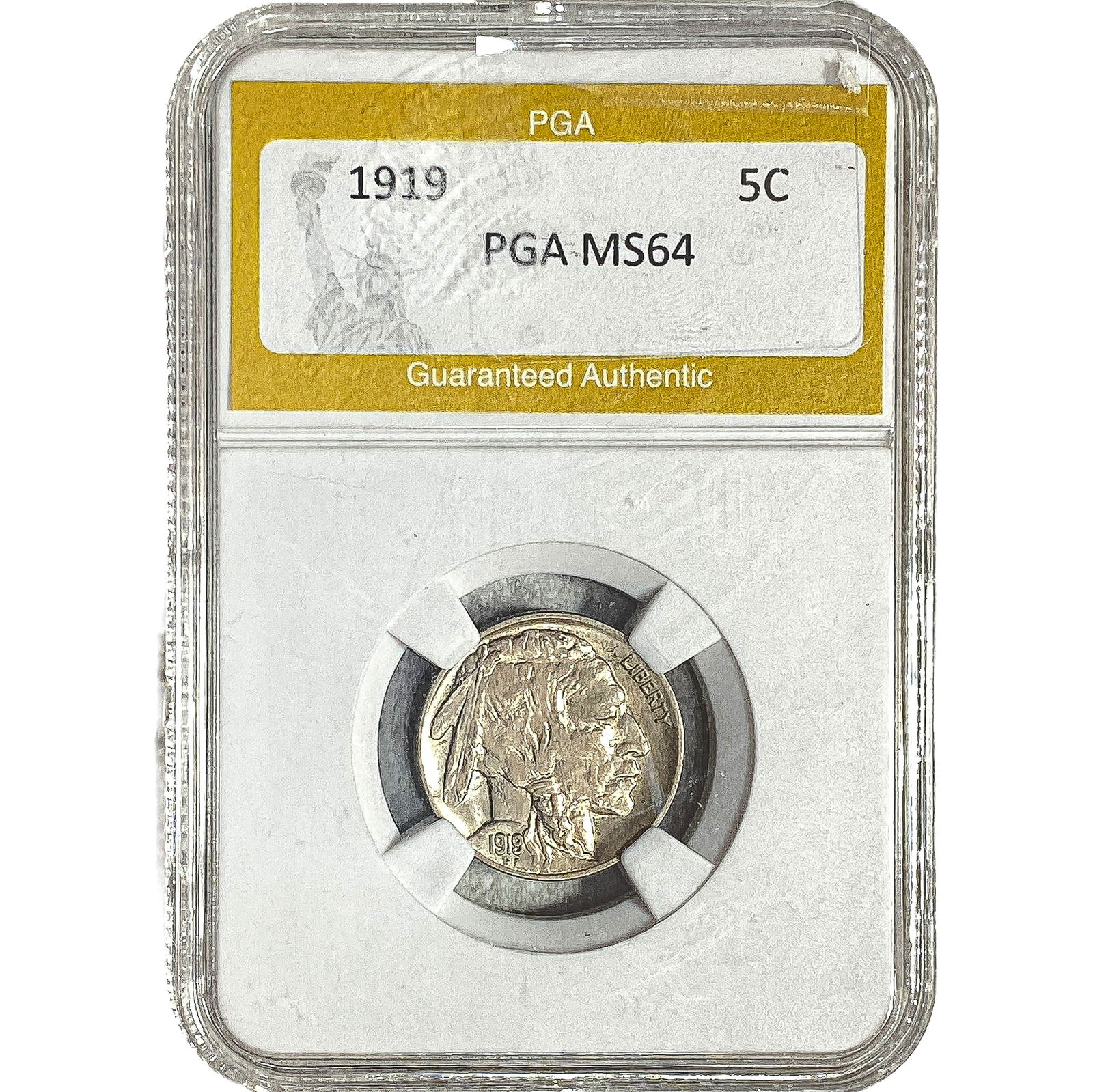 1919 Buffalo Nickel PGA MS64 (1 of 2)