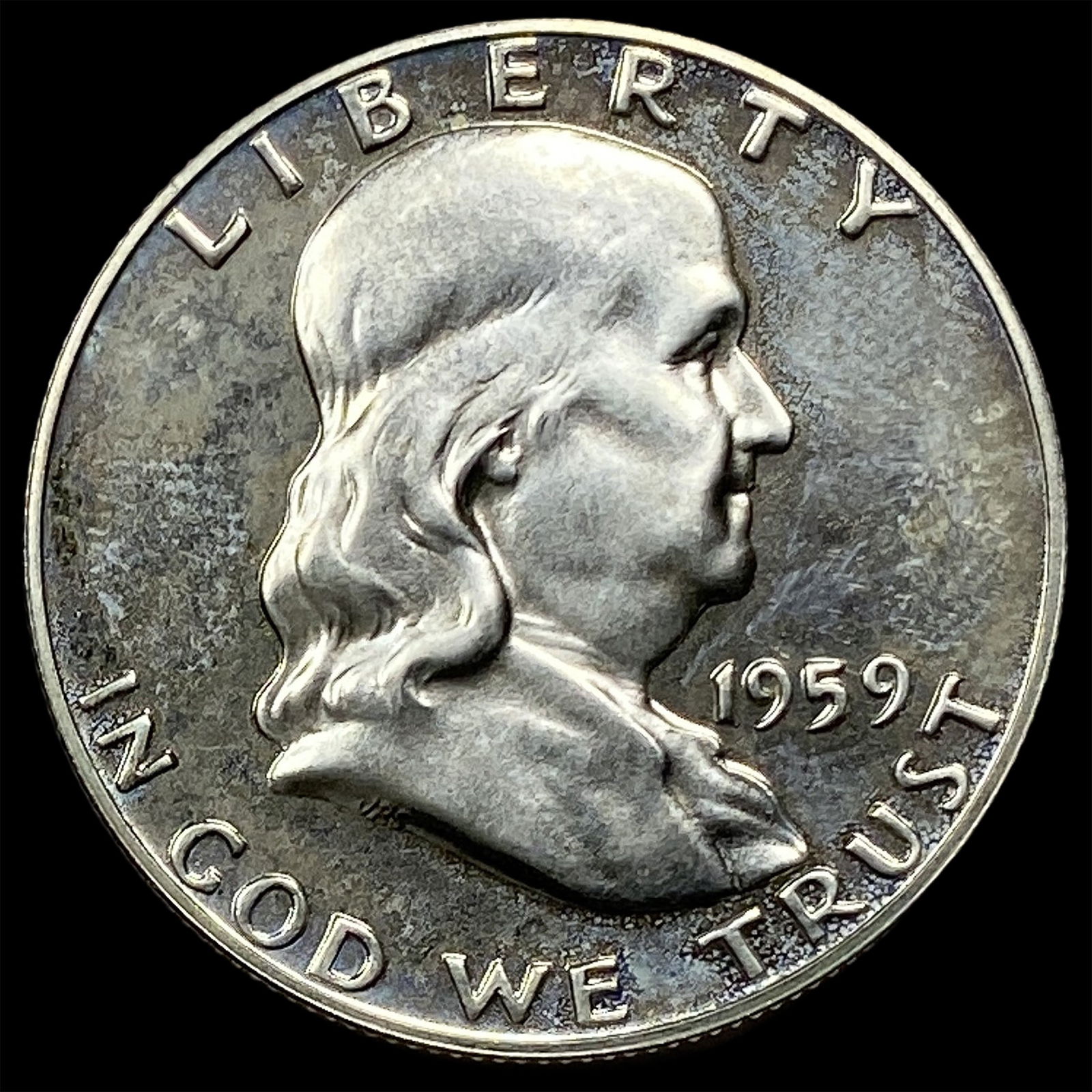 1959 Franklin Silver Half Dollar SUPERB GEM BU (1 of 2)