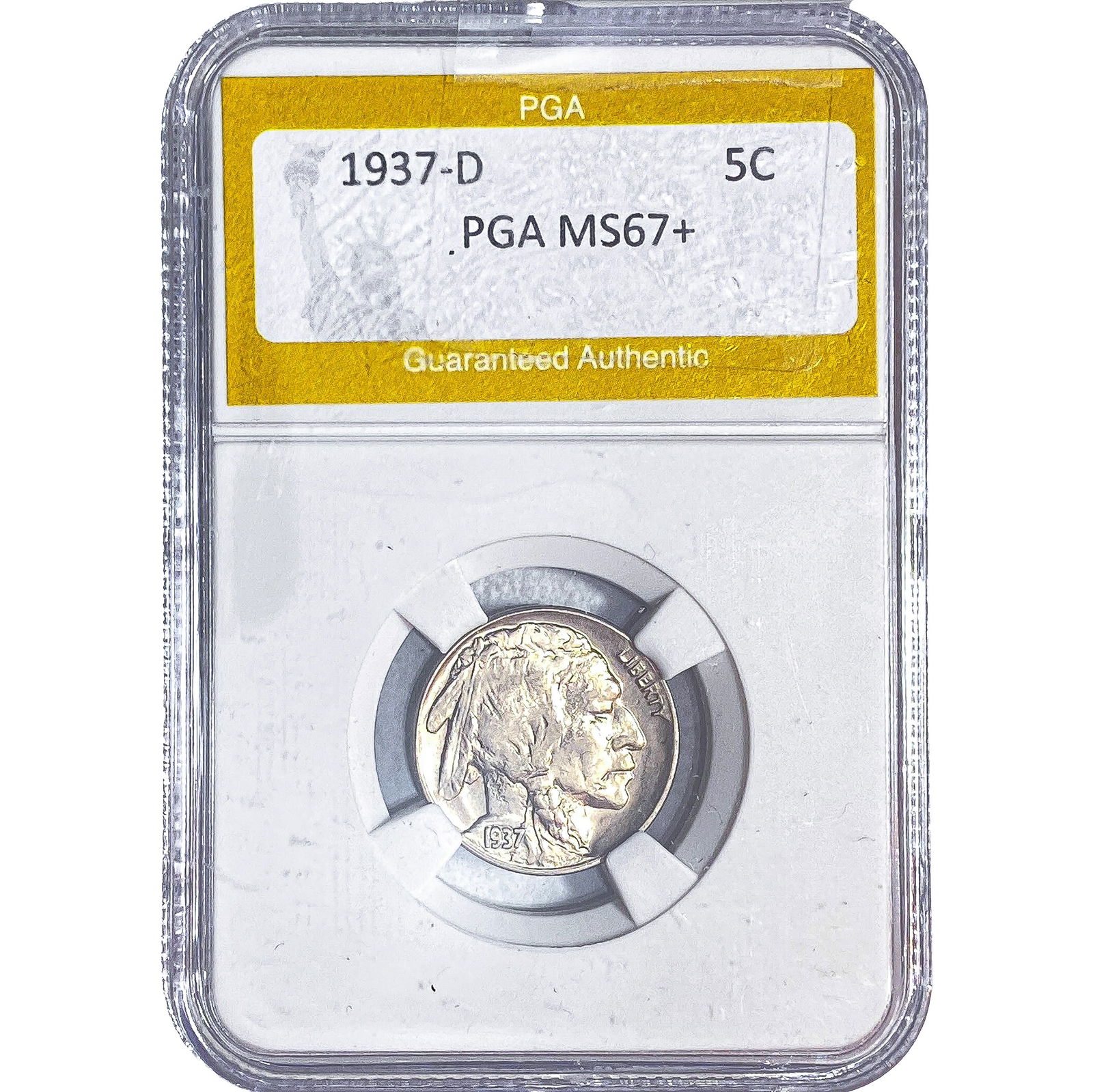 1937-D Buffalo Nickel PGA MS67+ (1 of 2)