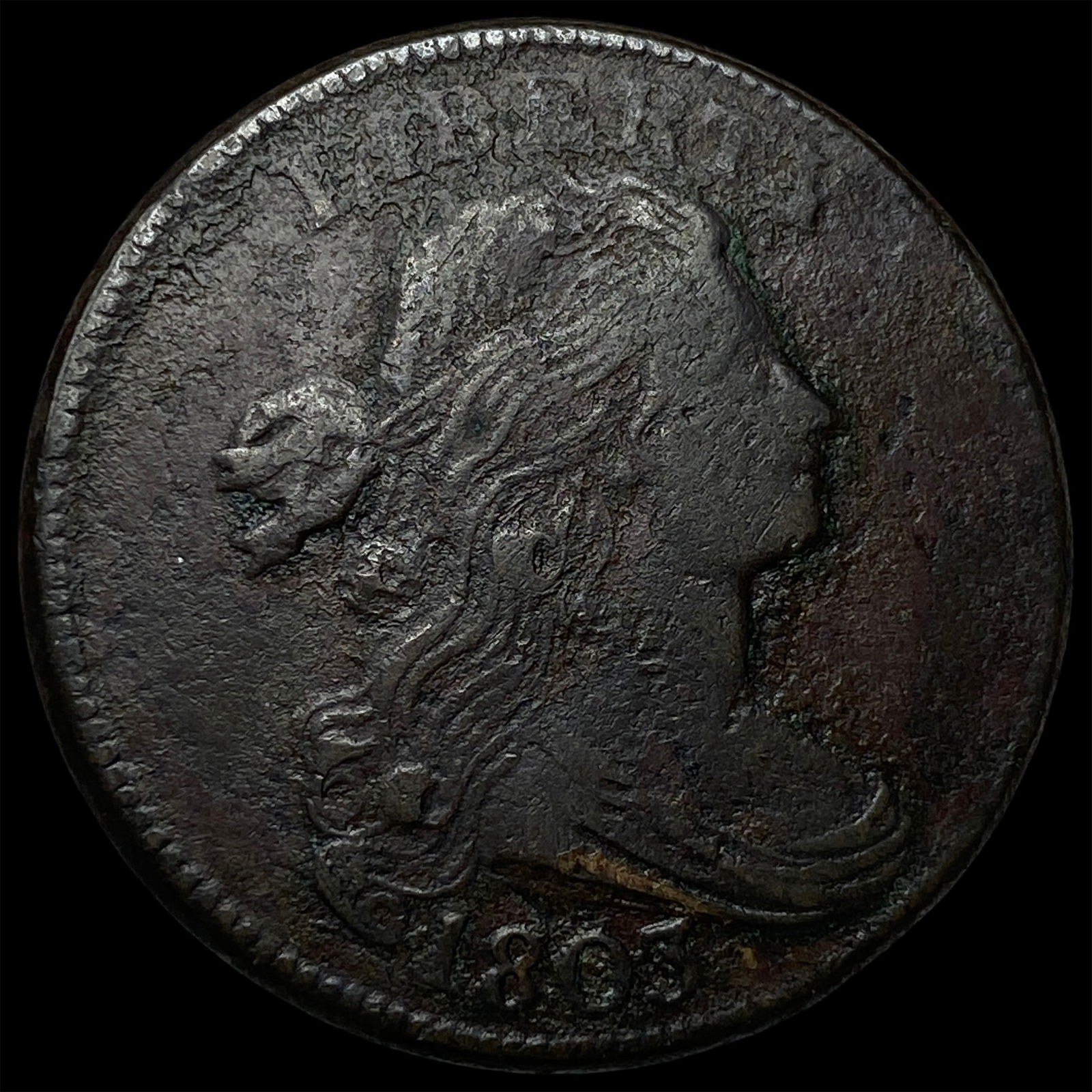 1803 Draped Bust Large Cent LIGHTLY CIRCULATED (1 of 2)