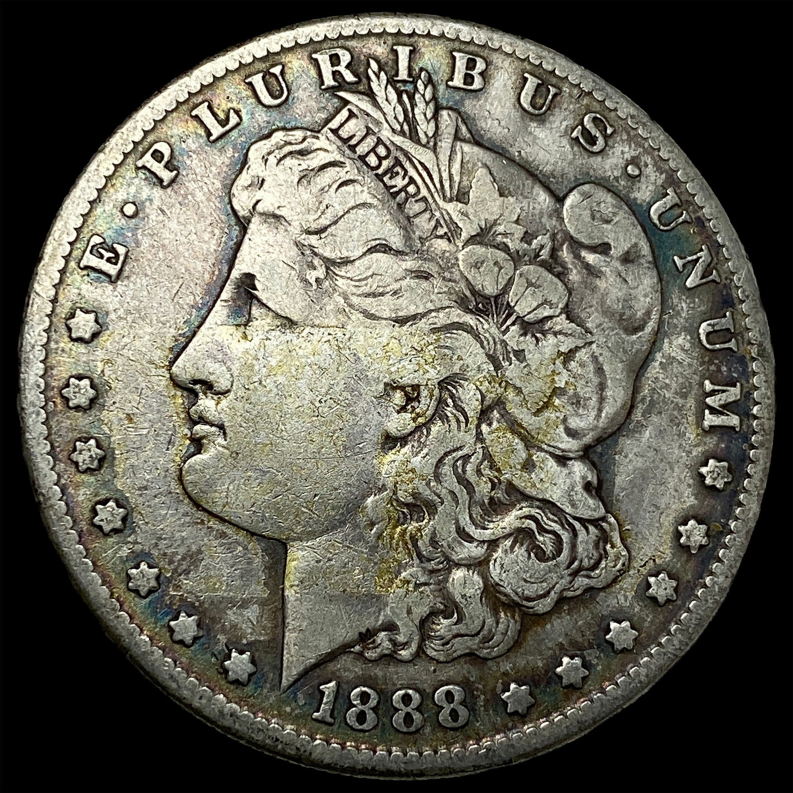 1888-S Silver Morgan Dollar NICELY CIRCULATED: 1888-S Silver Morgan Dollar NICELY CIRCULATED
