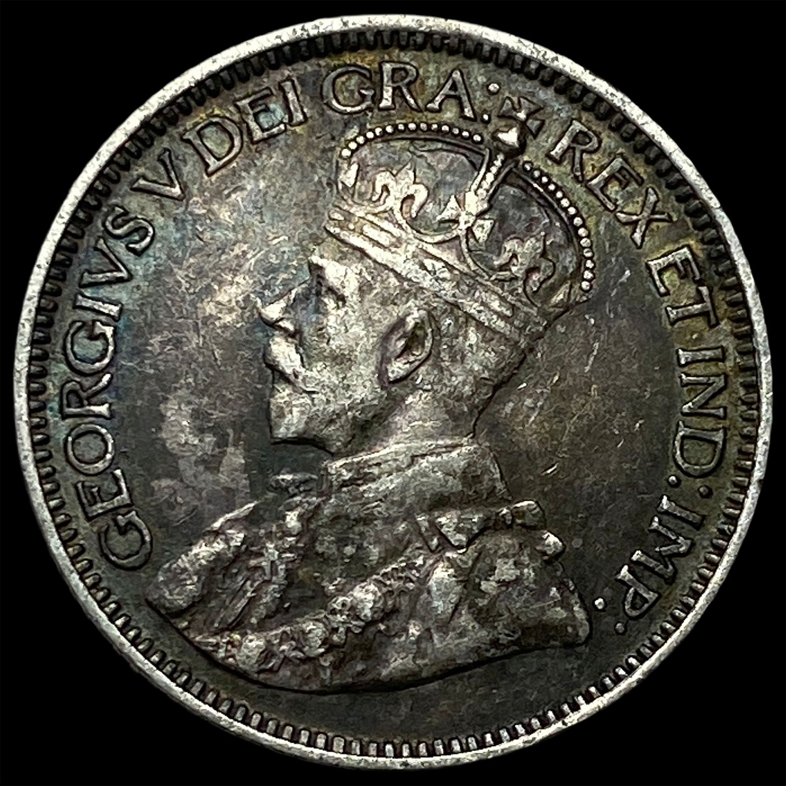 1912 Canada Silver 10 Cents NEARLY UNCIRCULATED: 1912 Canada Silver 10 Cents NEARLY UNCIRCULATED