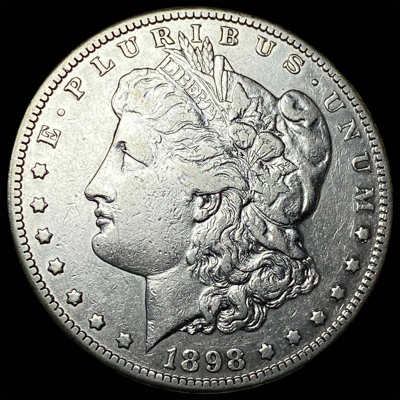 1898-S Silver Morgan Dollar NEARLY UNCIRCULATED (1 of 2)