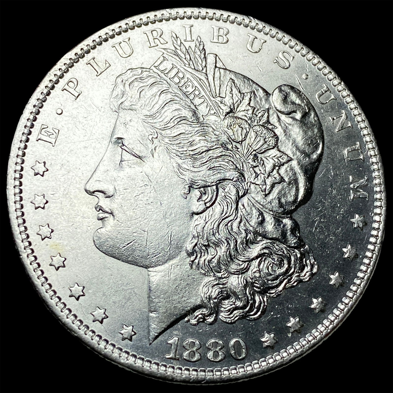 1880-S Silver Morgan Dollar UNCIRCULATED: 1880-S Silver Morgan Dollar UNCIRCULATED