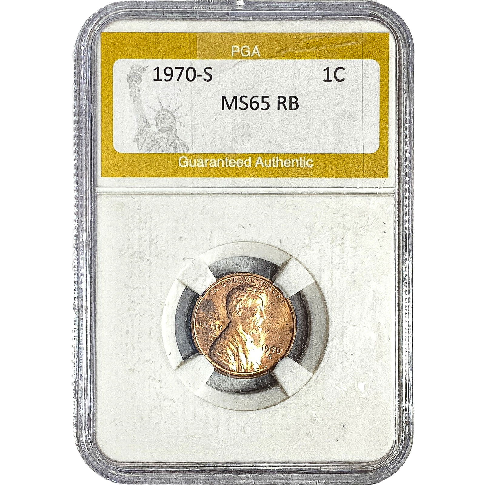 1970-S Lincoln Memorial Cent PGA MS65 RB (1 of 2)