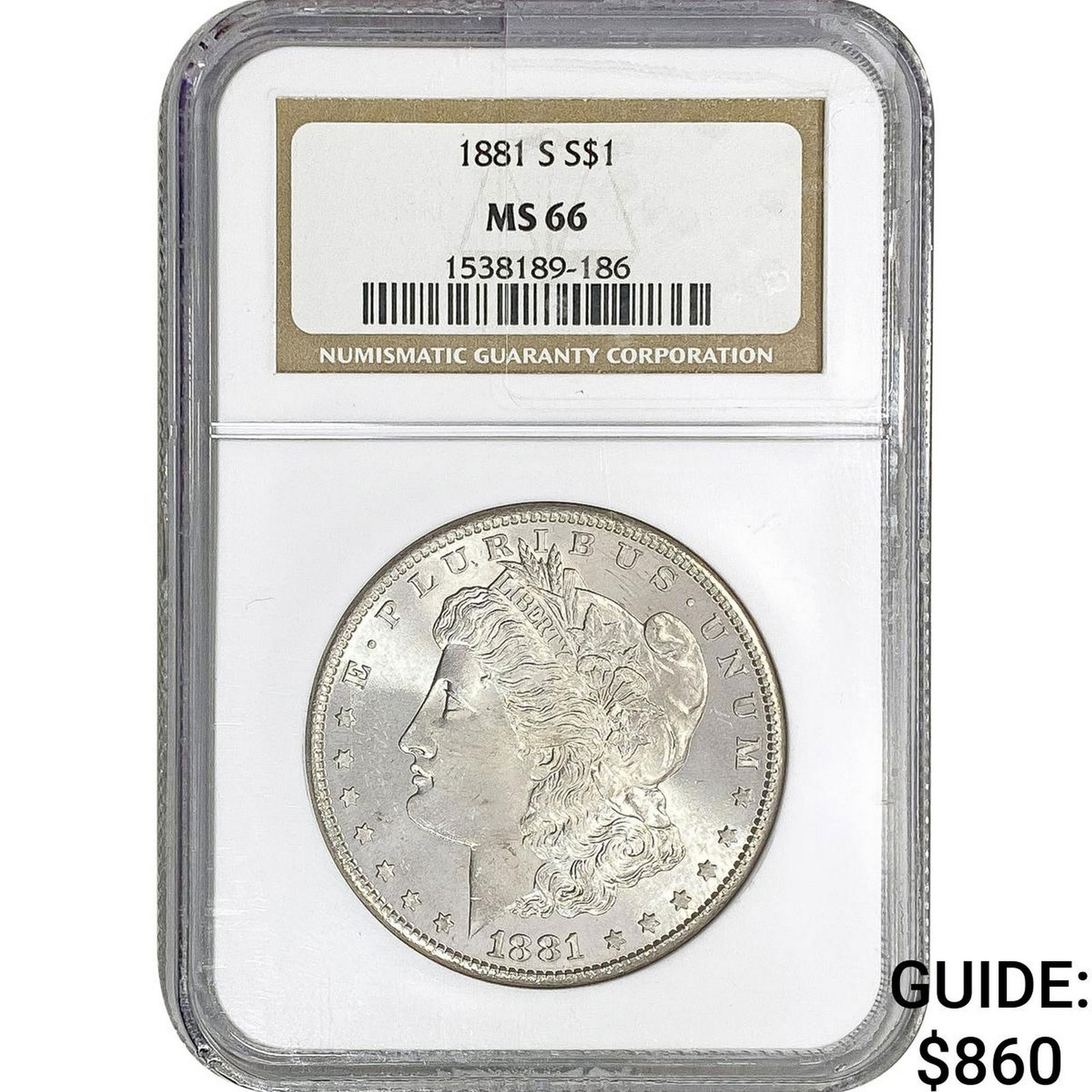 1881-S Morgan Silver Dollar NGC MS66 (1 of 2)