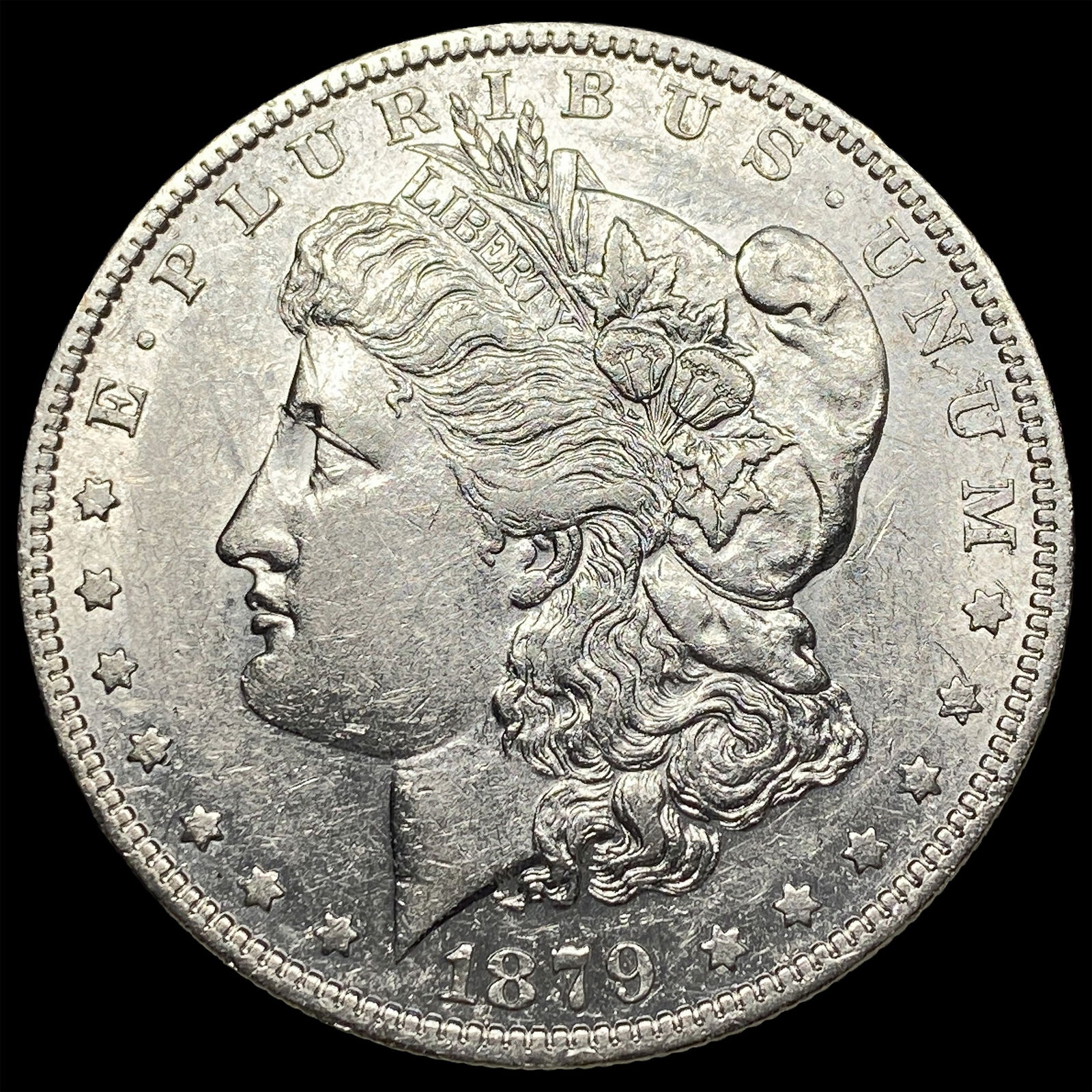 1879-S Silver Morgan Dollar CLOSELY UNCIRCULATED (1 of 2)