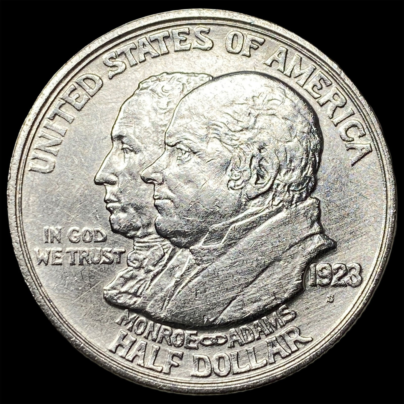 1923-S Monroe Doctrine Centennial Half Dollar CLOSELY UNCIRCULATED (1 of 2)