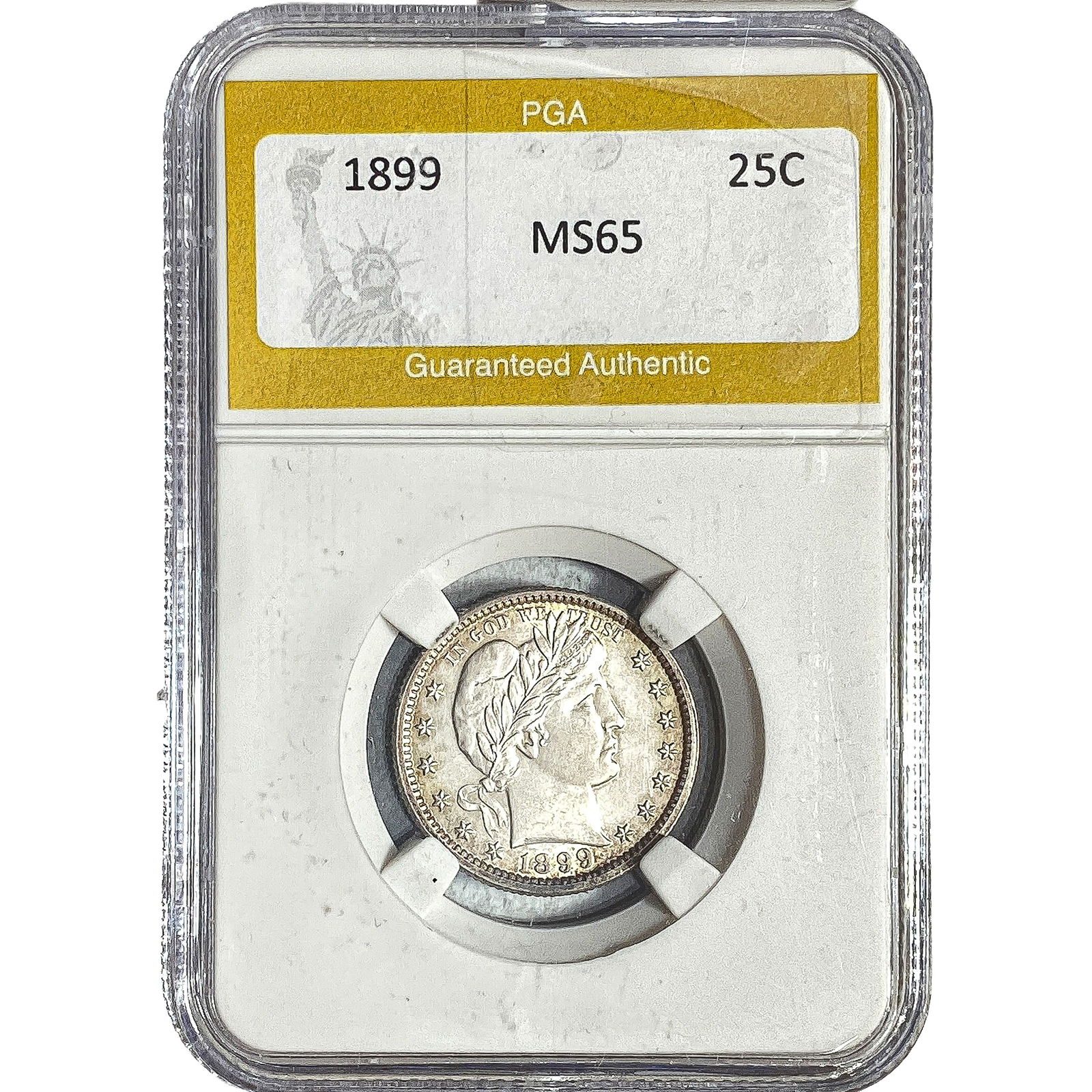 1899 Barber Quarter PGA MS65 (1 of 2)