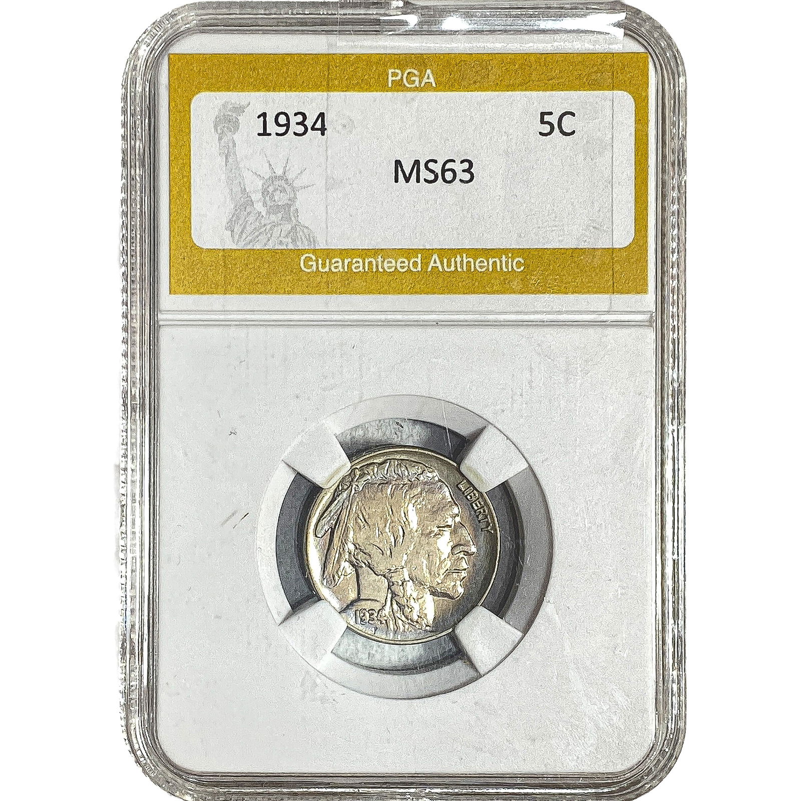 1934 Buffalo Nickel PGA MS63 (1 of 2)
