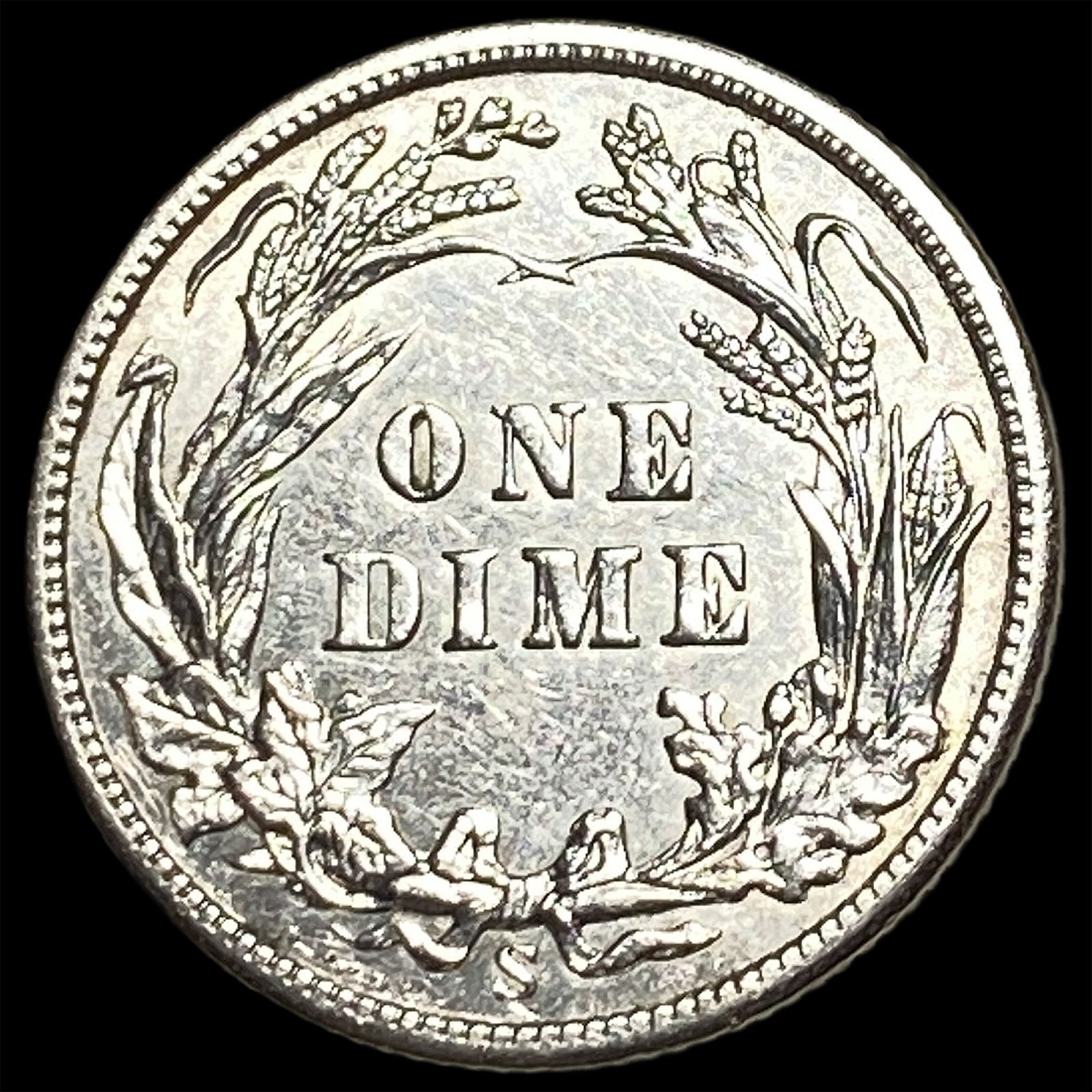1908-S Silver Barber Dime CLOSELY UNCIRCULATED - 2