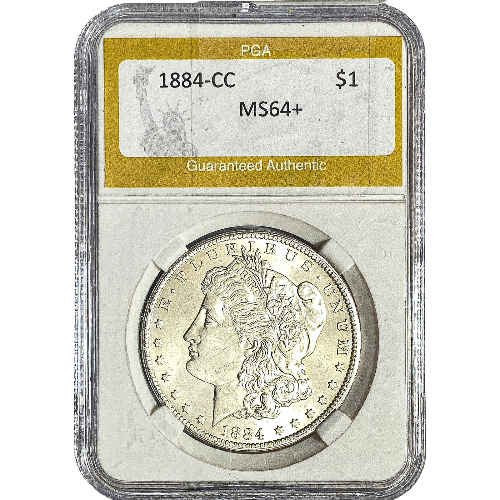 1884-CC Morgan Silver Dollar PGA MS64+ (1 of 2)