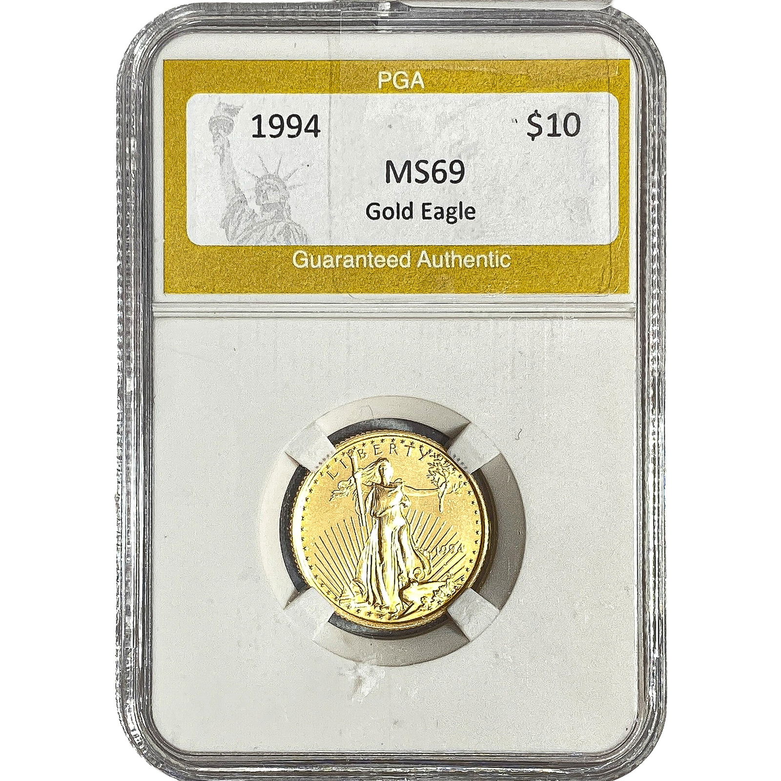 1994 1/4oz $10 Gold Eagle PGA MS69 (1 of 2)