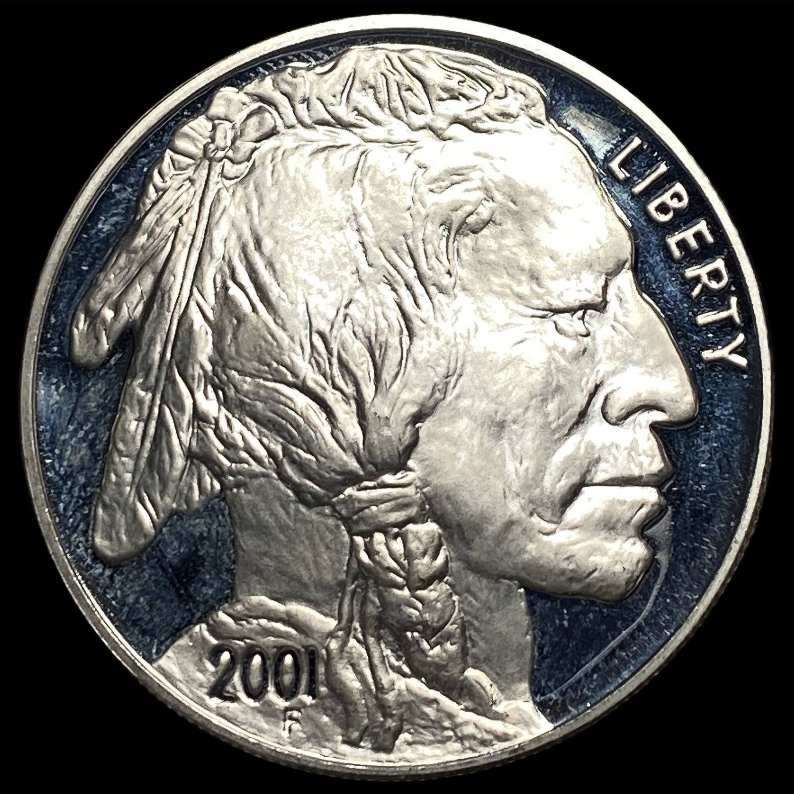 2001-P Silver $1 American Buffalo Commemorative CHOICE PROOF (1 of 2)