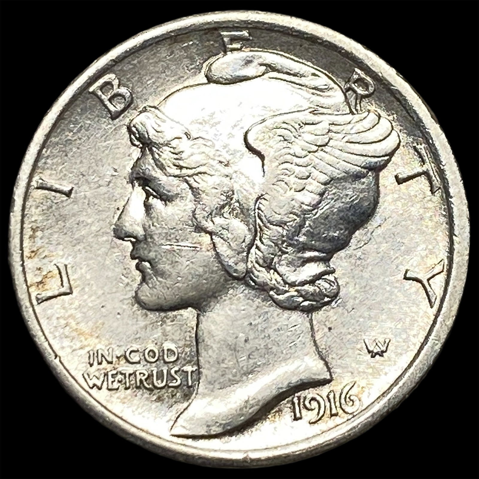 1916 Mercury Dime CHOICE AU (1 of 2)