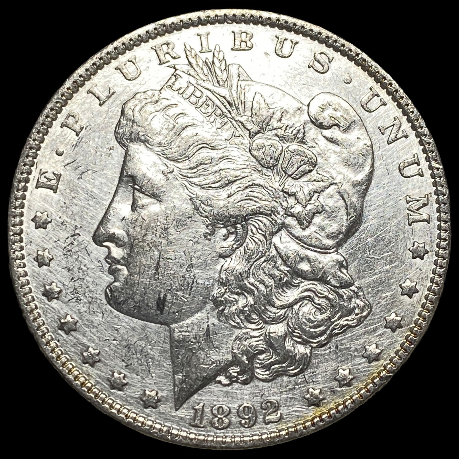 1892 Morgan Silver Dollar CLOSELY UNCIRCULATED (1 of 2)