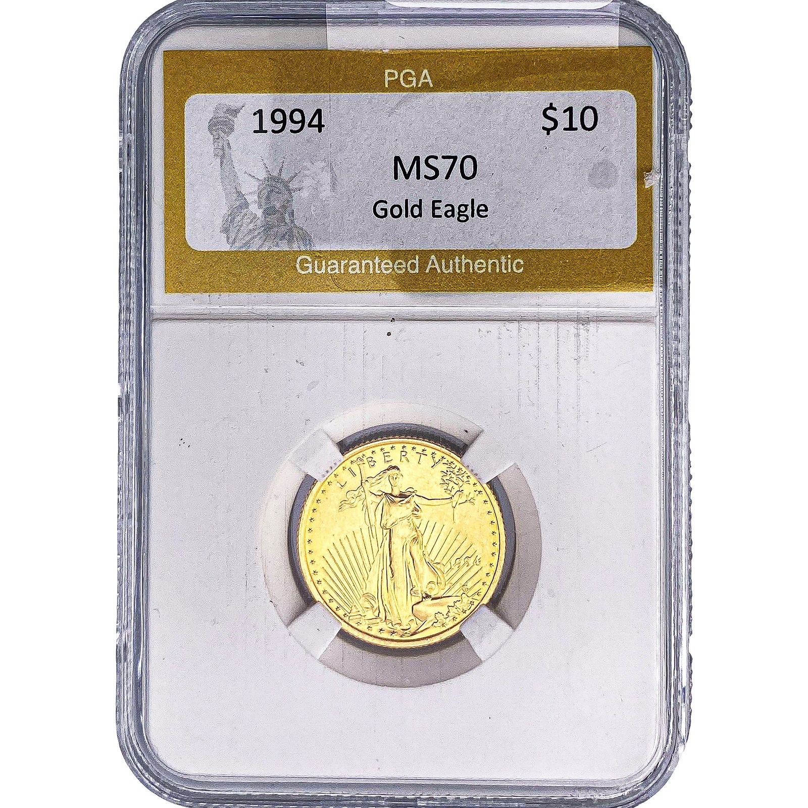 1994 1/4oz $10 Gold Eagle PGA MS70 (1 of 2)