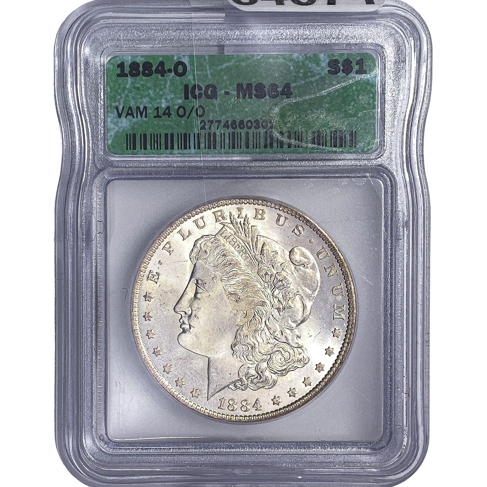 1884-O Morgan Silver Dollar ICG MS64 (1 of 2)