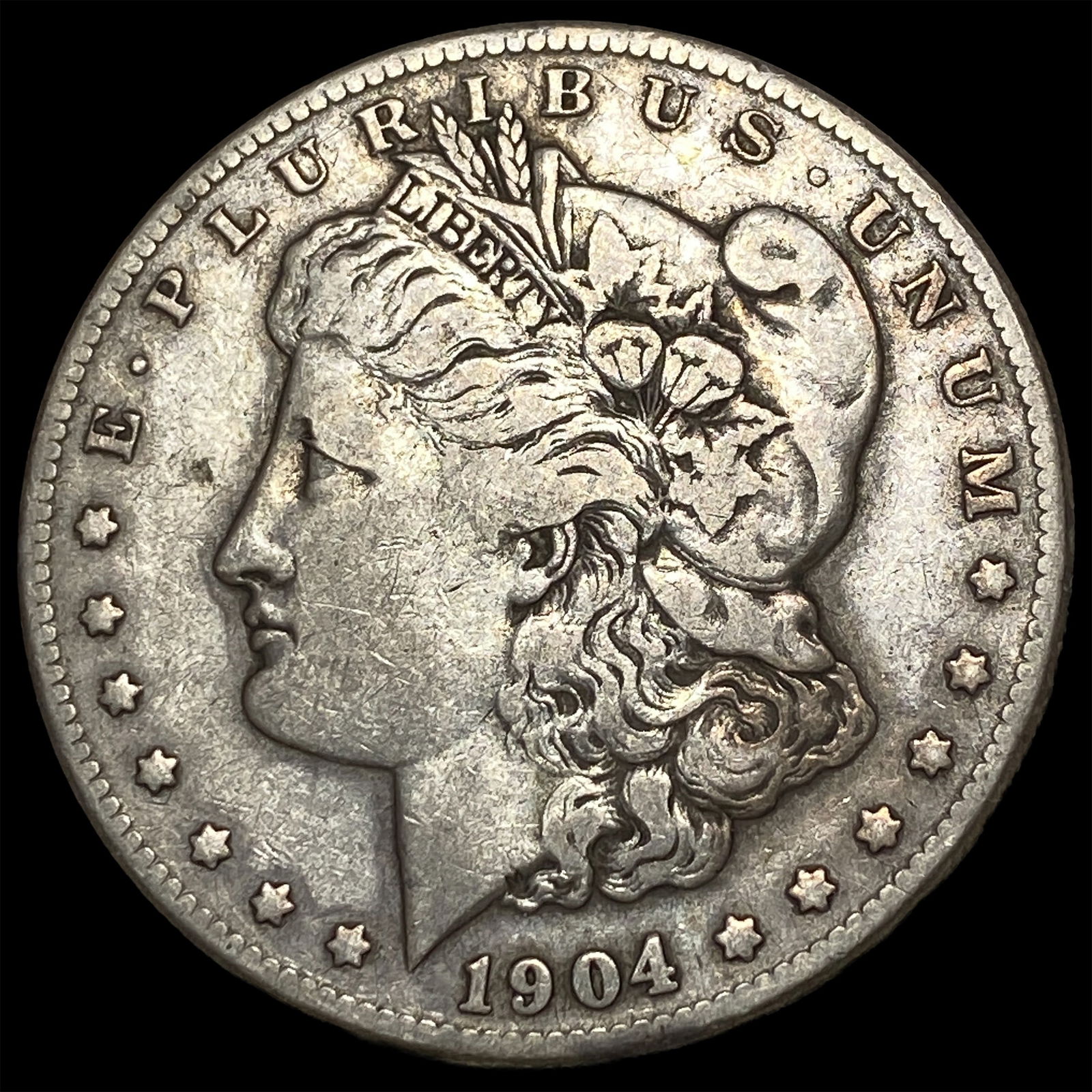 1904-S Silver Morgan Dollar LIGHTLY CIRCULATED: 1904-S Silver Morgan Dollar LIGHTLY CIRCULATED