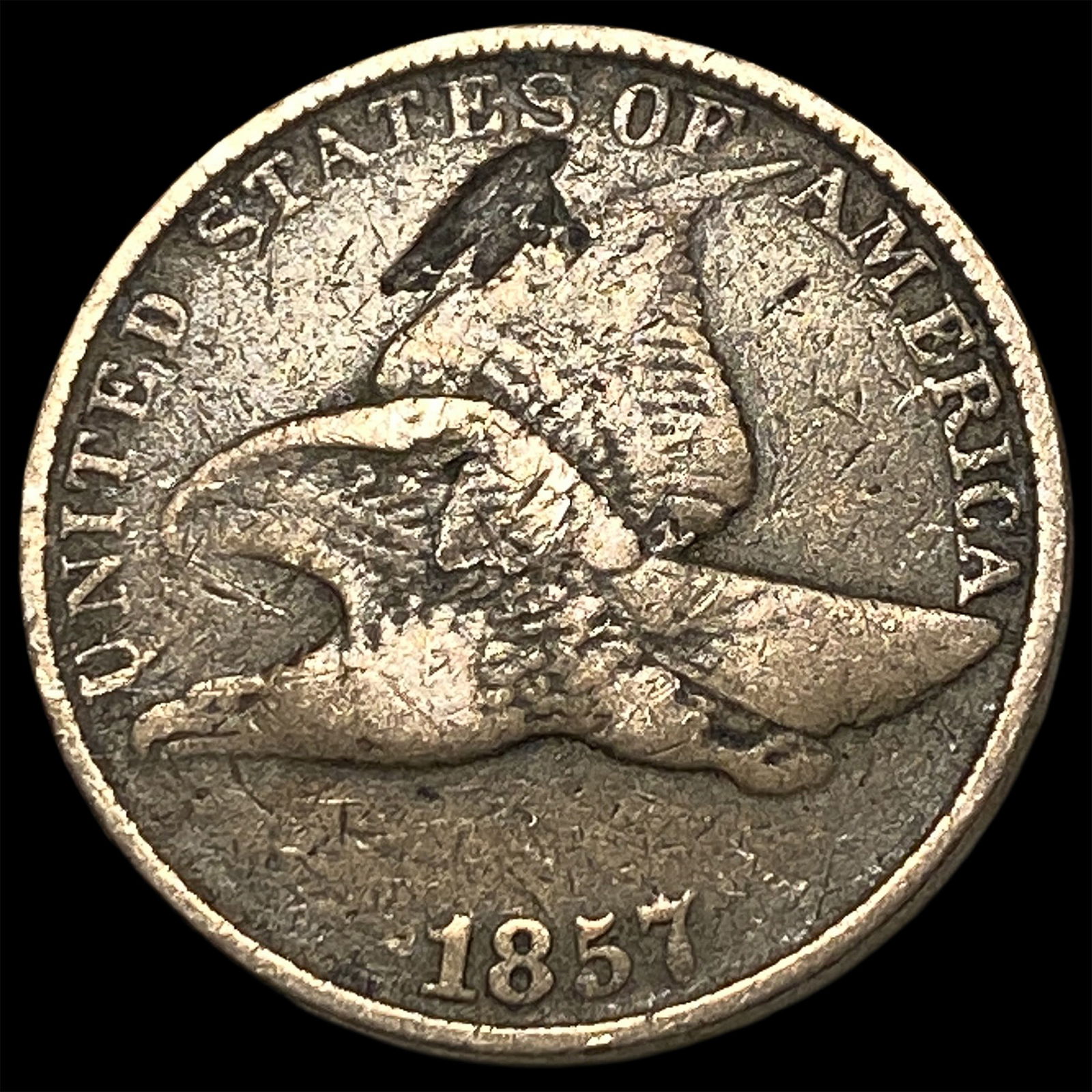 1857 Flying Eagle Cent HIGH GRADE (1 of 2)