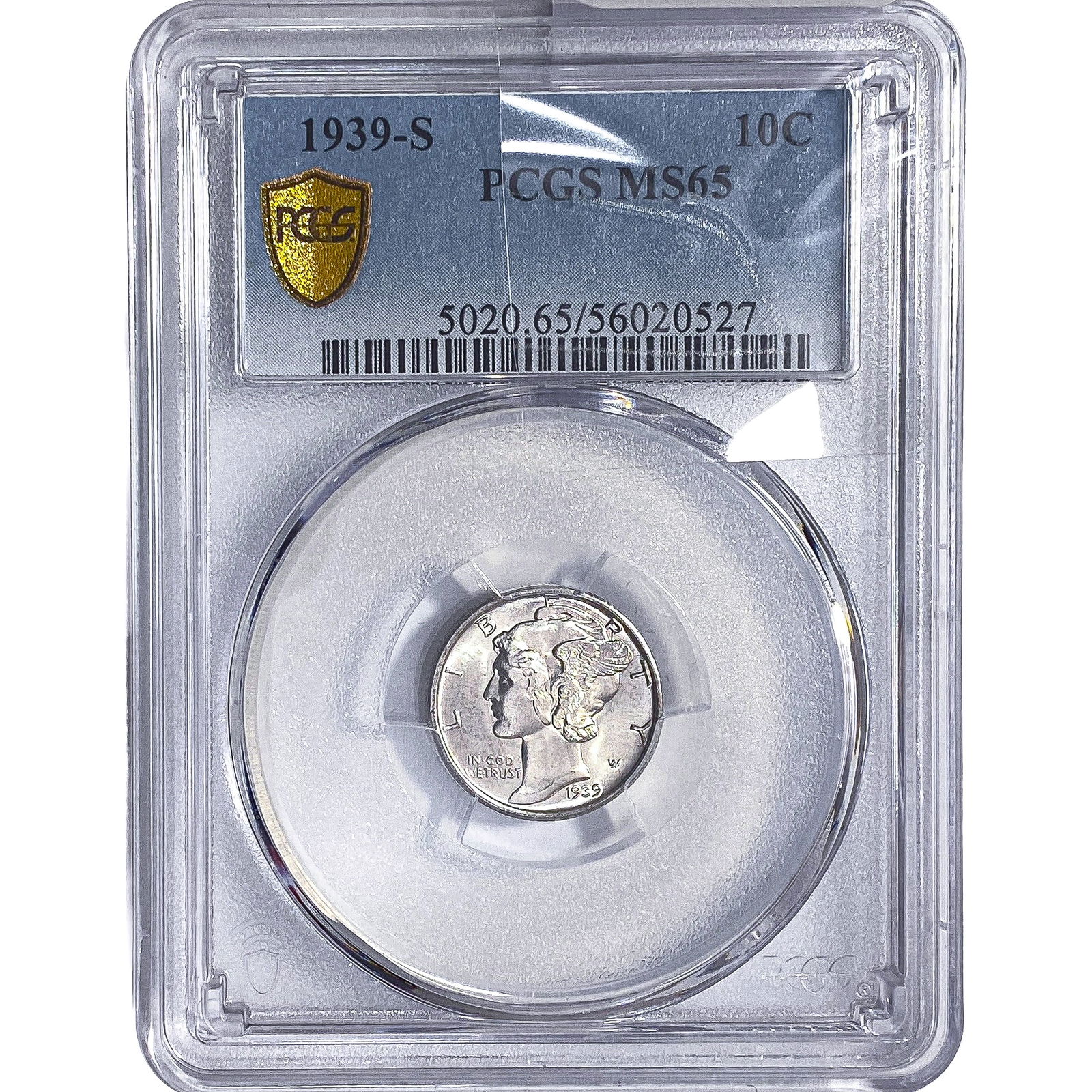 1939-S Mercury Silver Dime PCGS MS65 (1 of 2)