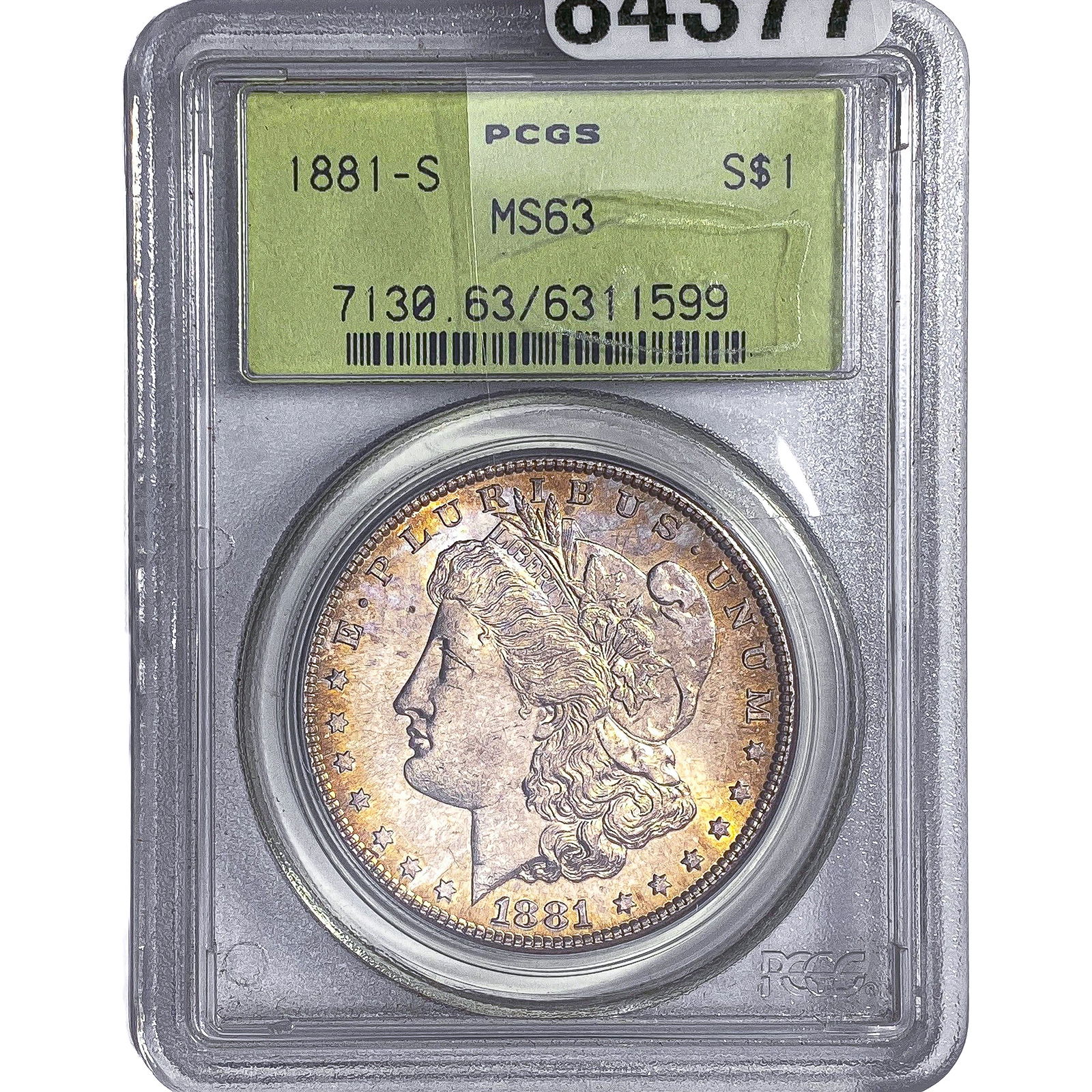 1881-S Morgan Silver Dollar PCGS MS63 (1 of 2)