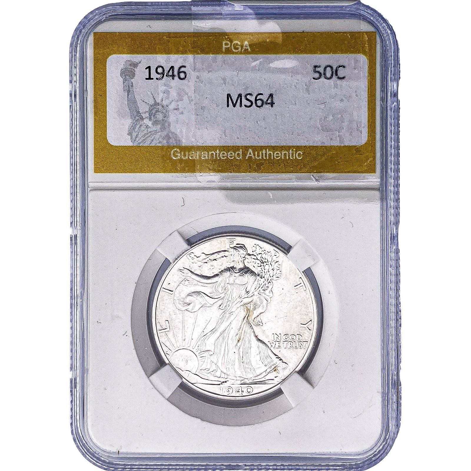 1946 Walking Liberty Half Dollar PGA MS64 (1 of 2)