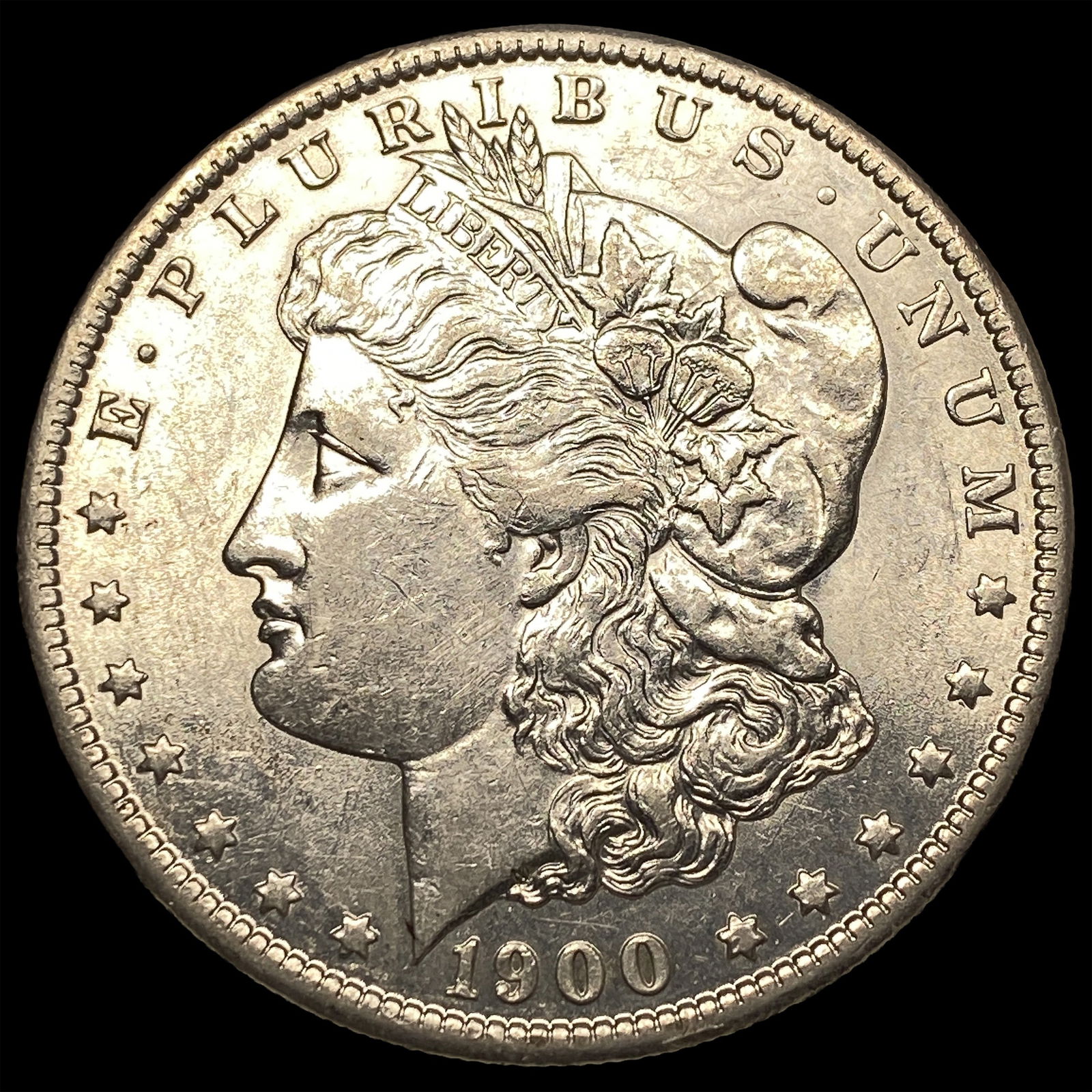 1900-S Silver Morgan Dollar CHOICE AU: 1900-S Silver Morgan Dollar CHOICE AU