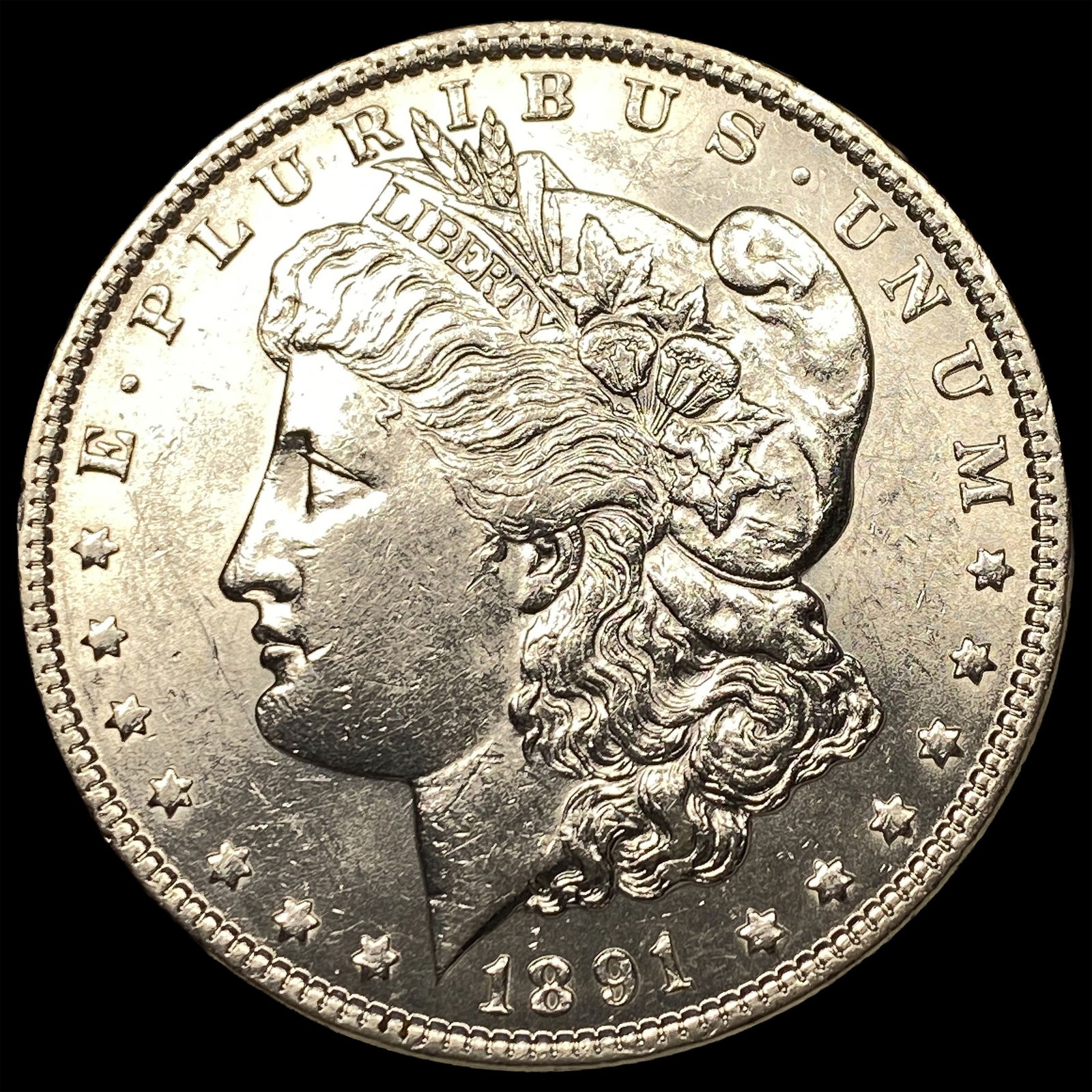 1891 Morgan Silver Dollar UNCIRCULATED: 1891 Morgan Silver Dollar UNCIRCULATED
