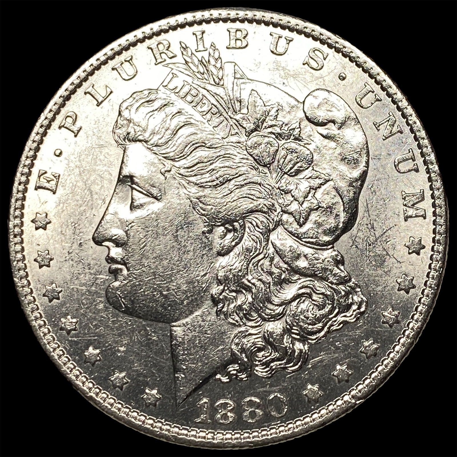 1880-O Micro O Silver Morgan Dollar UNCIRCULATED: 1880-O Micro O Silver Morgan Dollar UNCIRCULATED