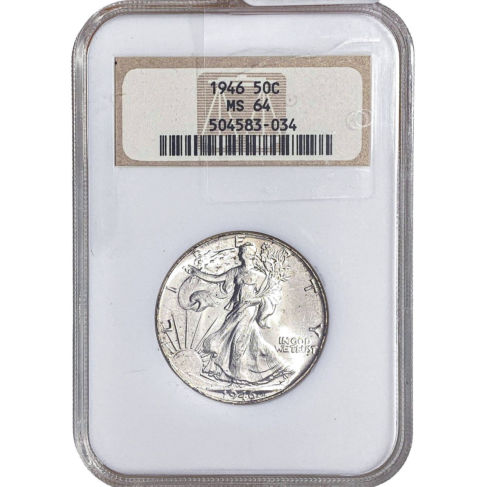 1946 Walking Liberty Half Dollar NGC MS64 (1 of 2)