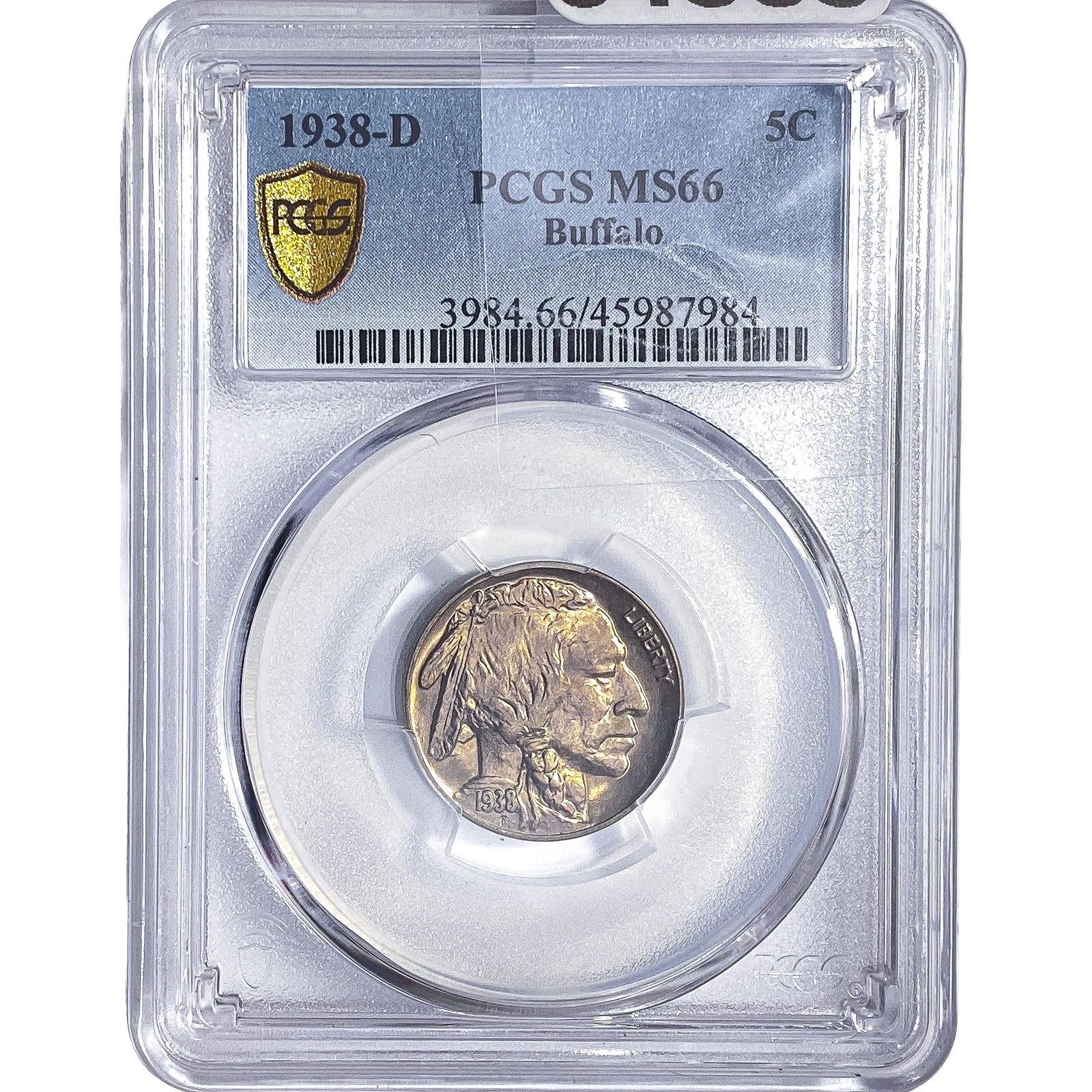 1938-D Buffalo Nickel PCGS MS66 (1 of 2)