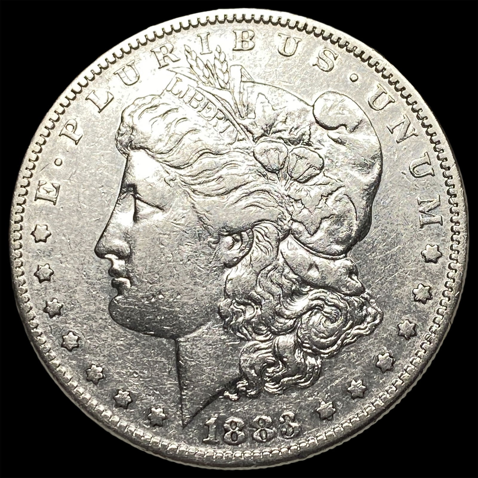 1883-S Silver Morgan Dollar NEARLY UNCIRCULATED: 1883-S Silver Morgan Dollar NEARLY UNCIRCULATED