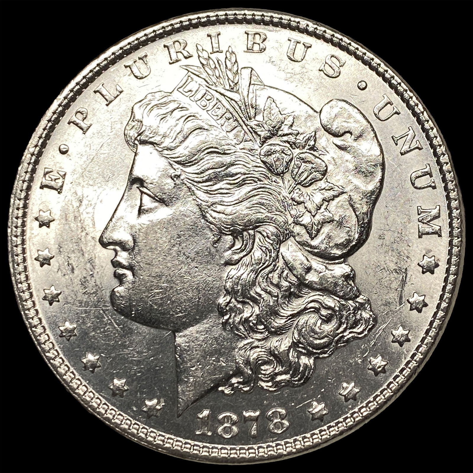 1878 Silver Morgan Dollar UNCIRCULATED: 1878 Silver Morgan Dollar UNCIRCULATED