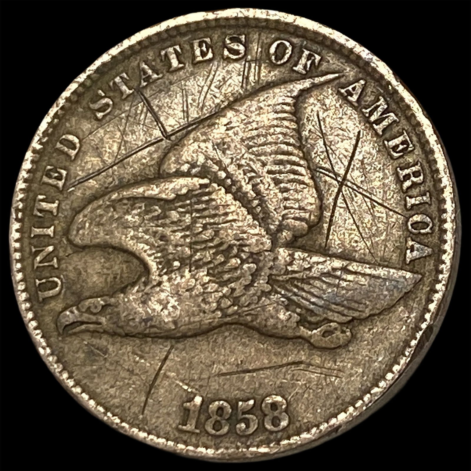 1858 Flying Eagle Cent HIGH GRADE (1 of 2)