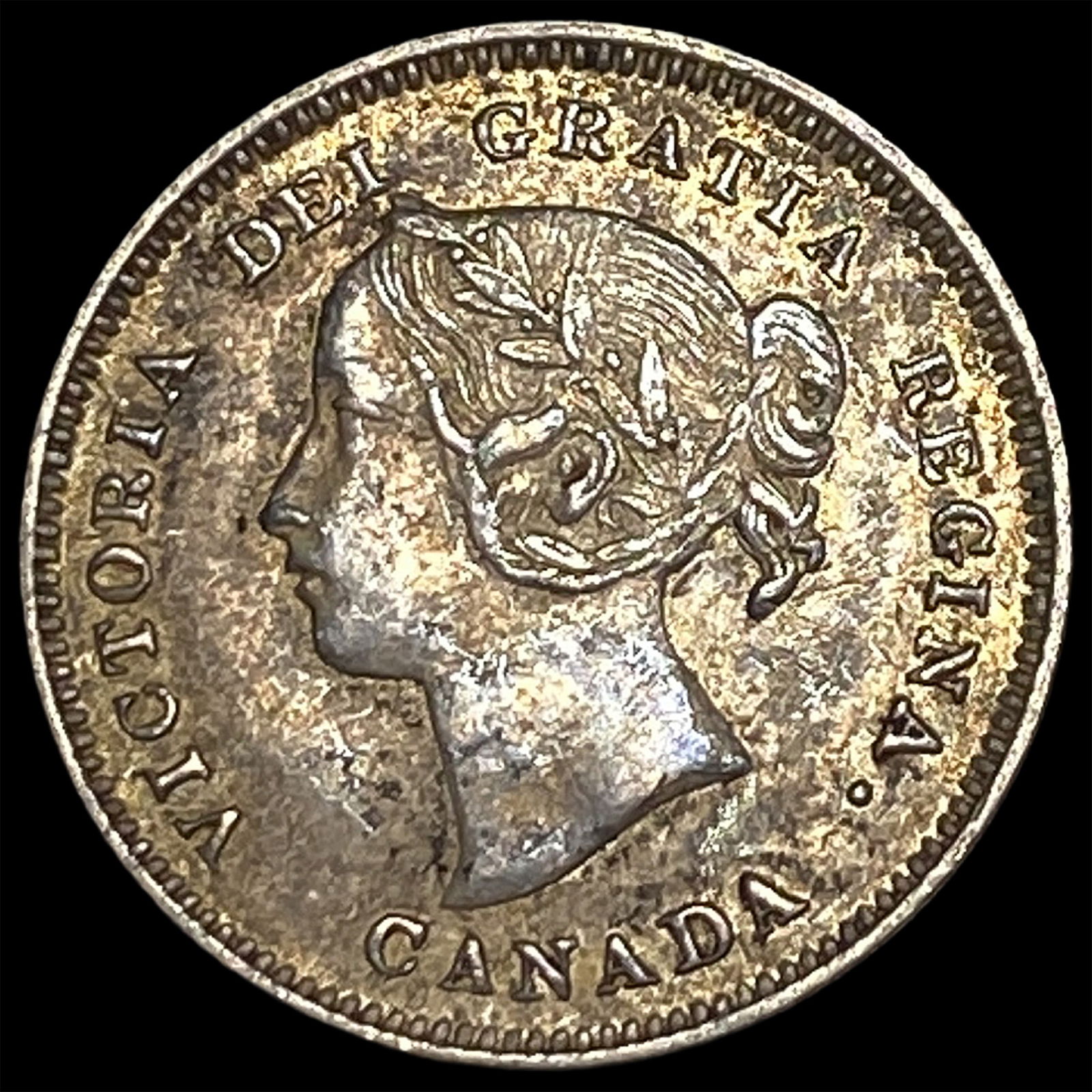 1900 Canada Silver 5 Cents NEARLY UNCIRCULATED (1 of 2)