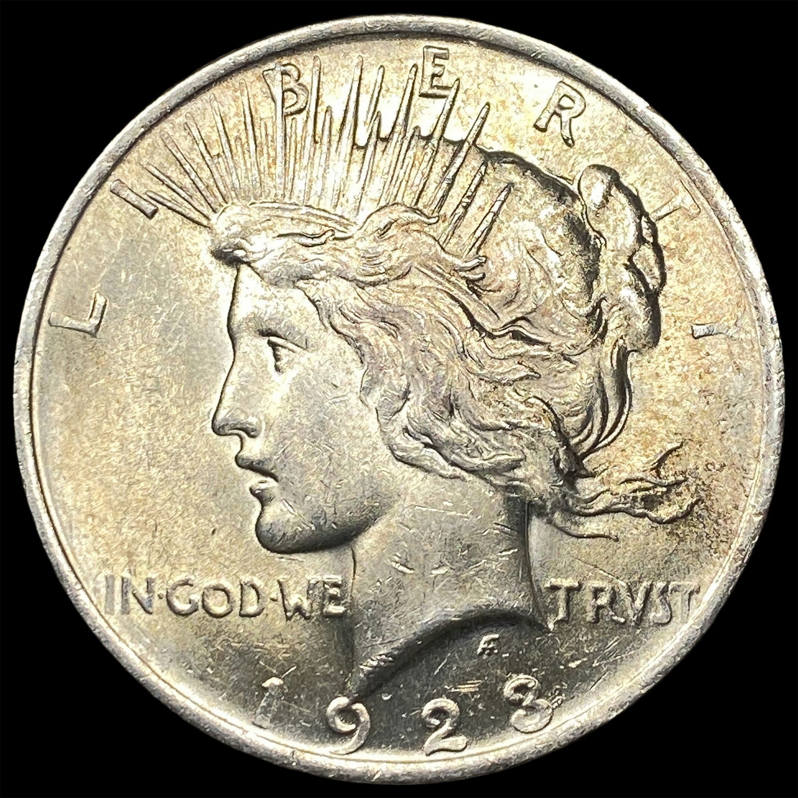 1923 Silver Peace Dollar CHOICE BU (1 of 2)