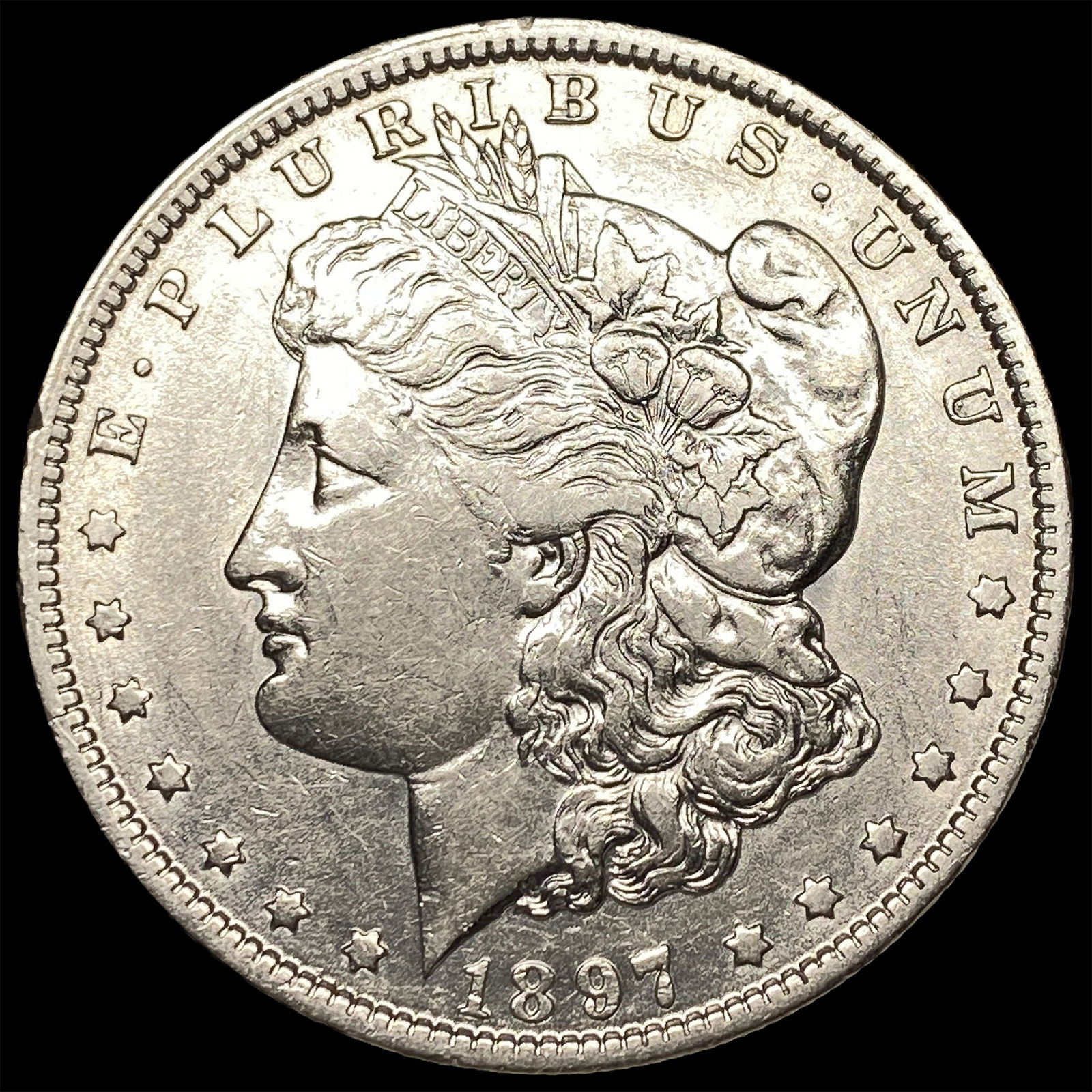 1897-O Silver Morgan Dollar NEARLY UNCIRCULATED (1 of 2)
