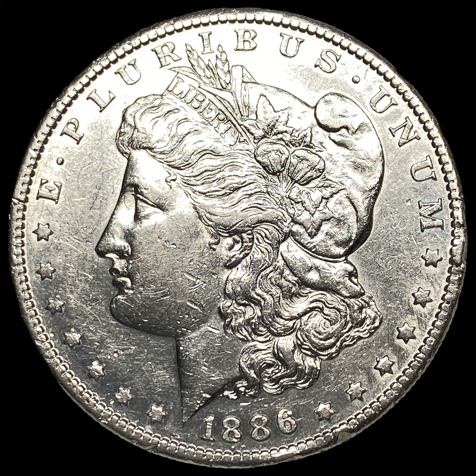 1886-S Silver Morgan Dollar CHOICE AU (1 of 2)