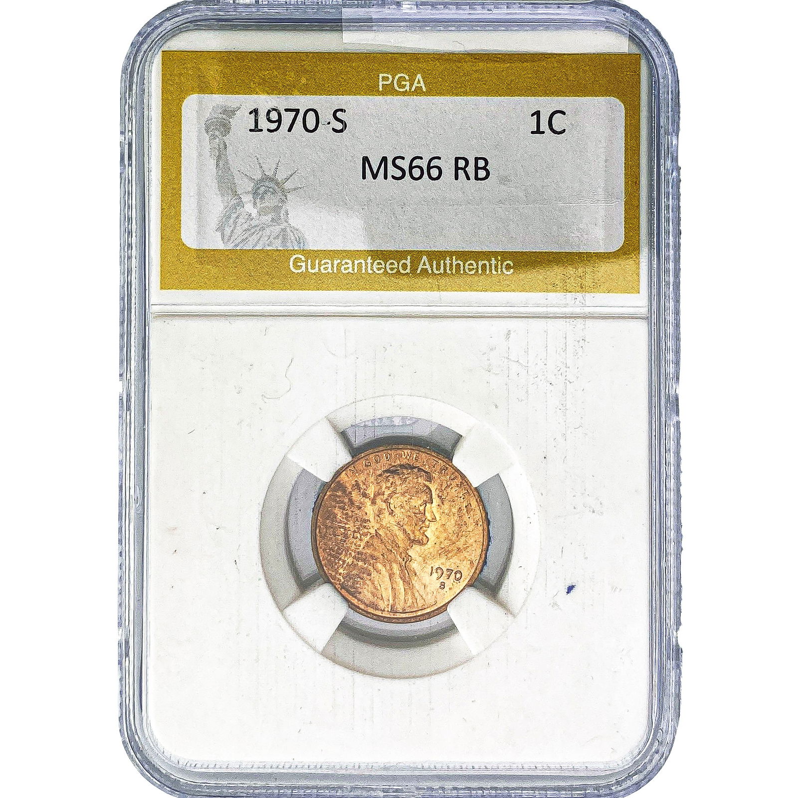 1970-S Lincoln Memorial Cent PGA MS66 RB (1 of 2)