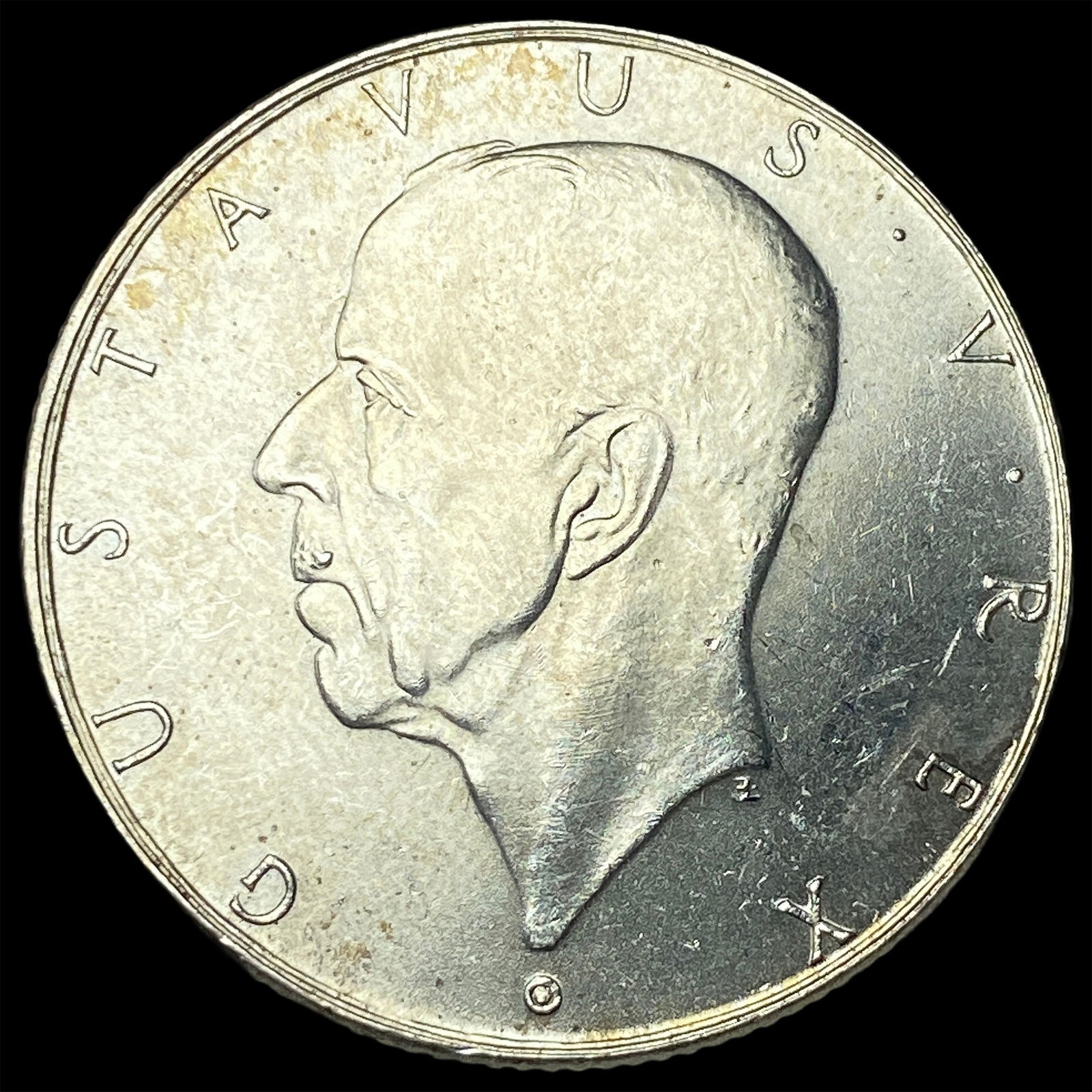 1938 Sweden Silver 2 Kroner UNCIRCULATED: 1938 Sweden Silver 2 Kroner UNCIRCULATED