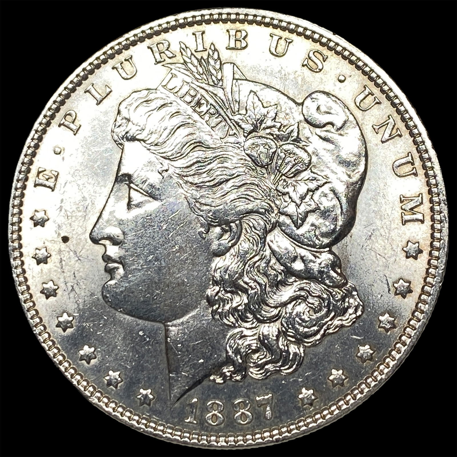 1887 Silver Morgan Dollar UNCIRCULATED: 1887 Silver Morgan Dollar UNCIRCULATED