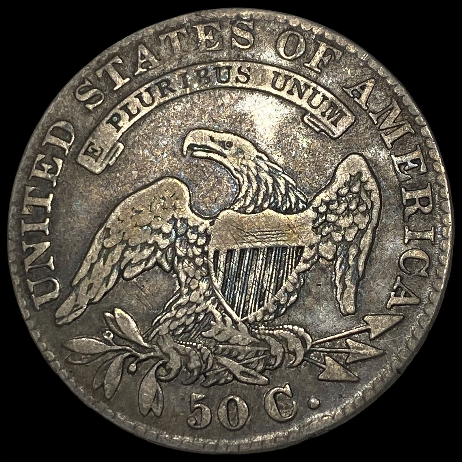 1831 Capped Bust Half Dollar LIGHTLY CIRCULATED - 2