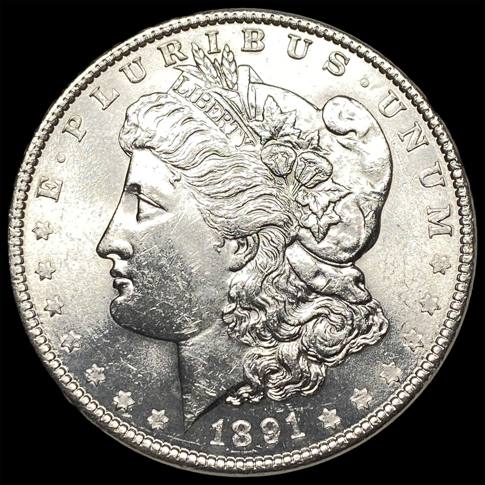 1891-S Silver Morgan Dollar UNCIRCULATED: 1891-S Silver Morgan Dollar UNCIRCULATED