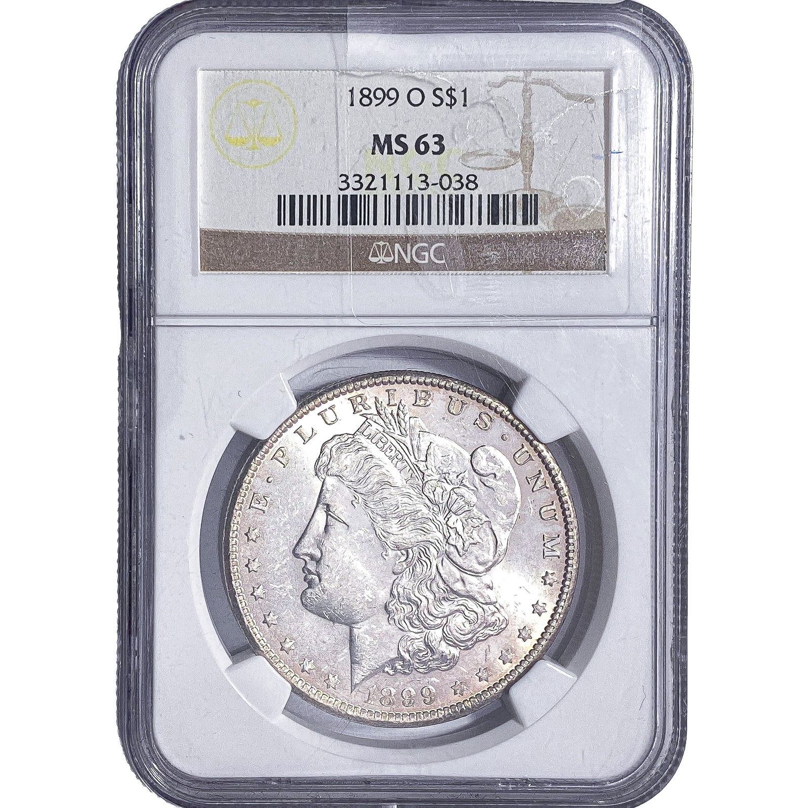 1899-O Morgan Silver Dollar NGC MS63 (1 of 2)