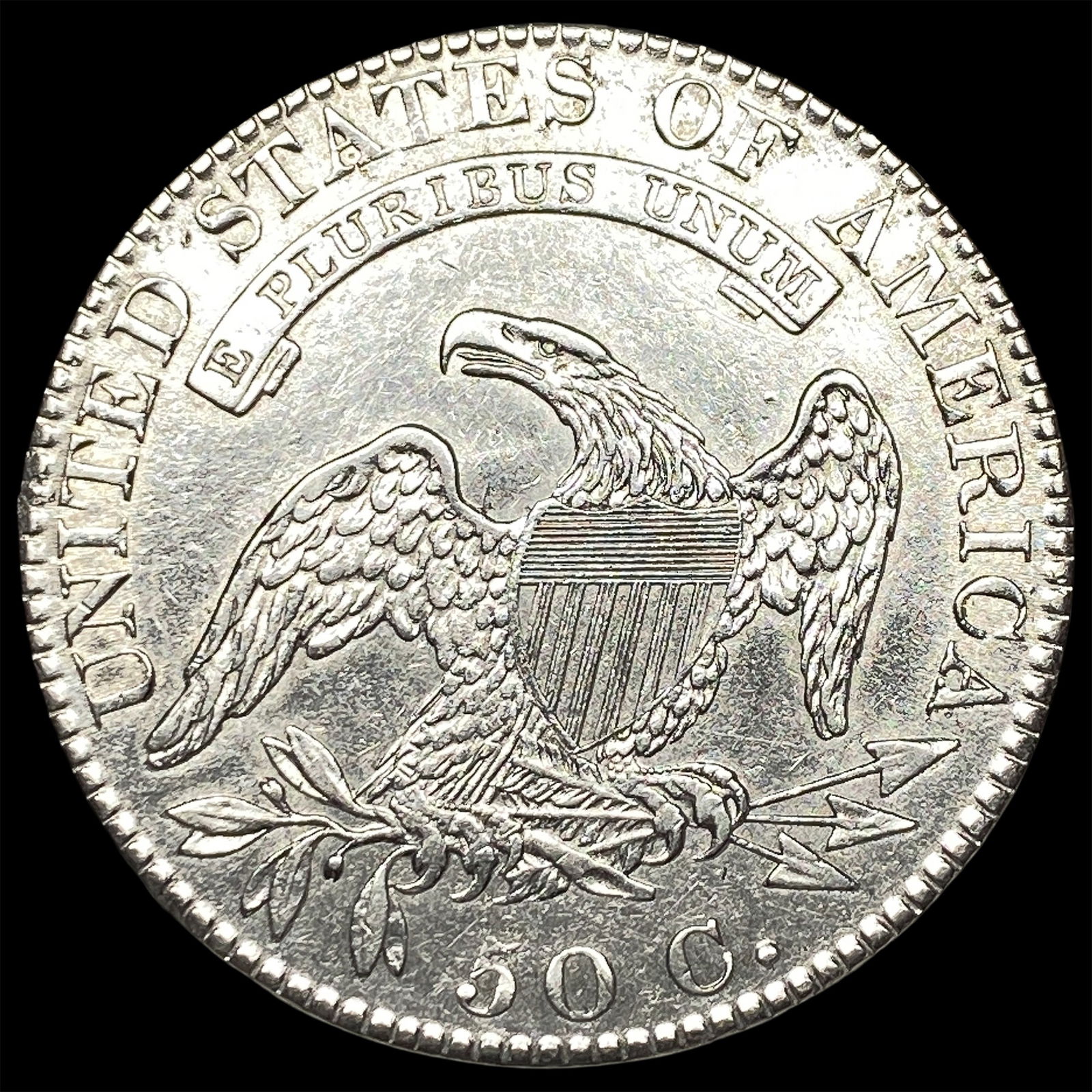 1819 Capped Bust Half Dollar CLOSELY UNCIRCULATED - 2