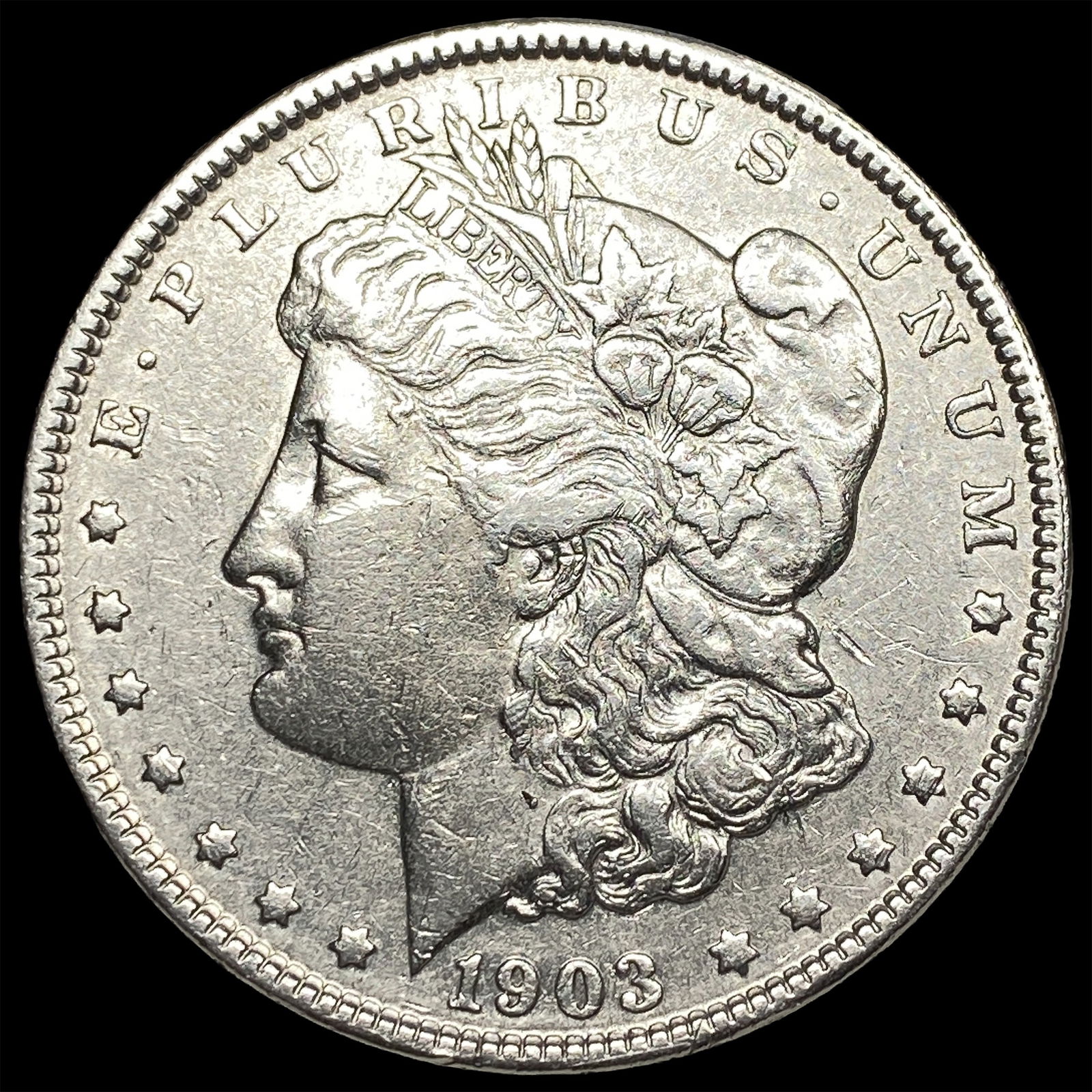 1903-S Silver Morgan Dollar NEARLY UNCIRCULATED: 1903-S Silver Morgan Dollar NEARLY UNCIRCULATED