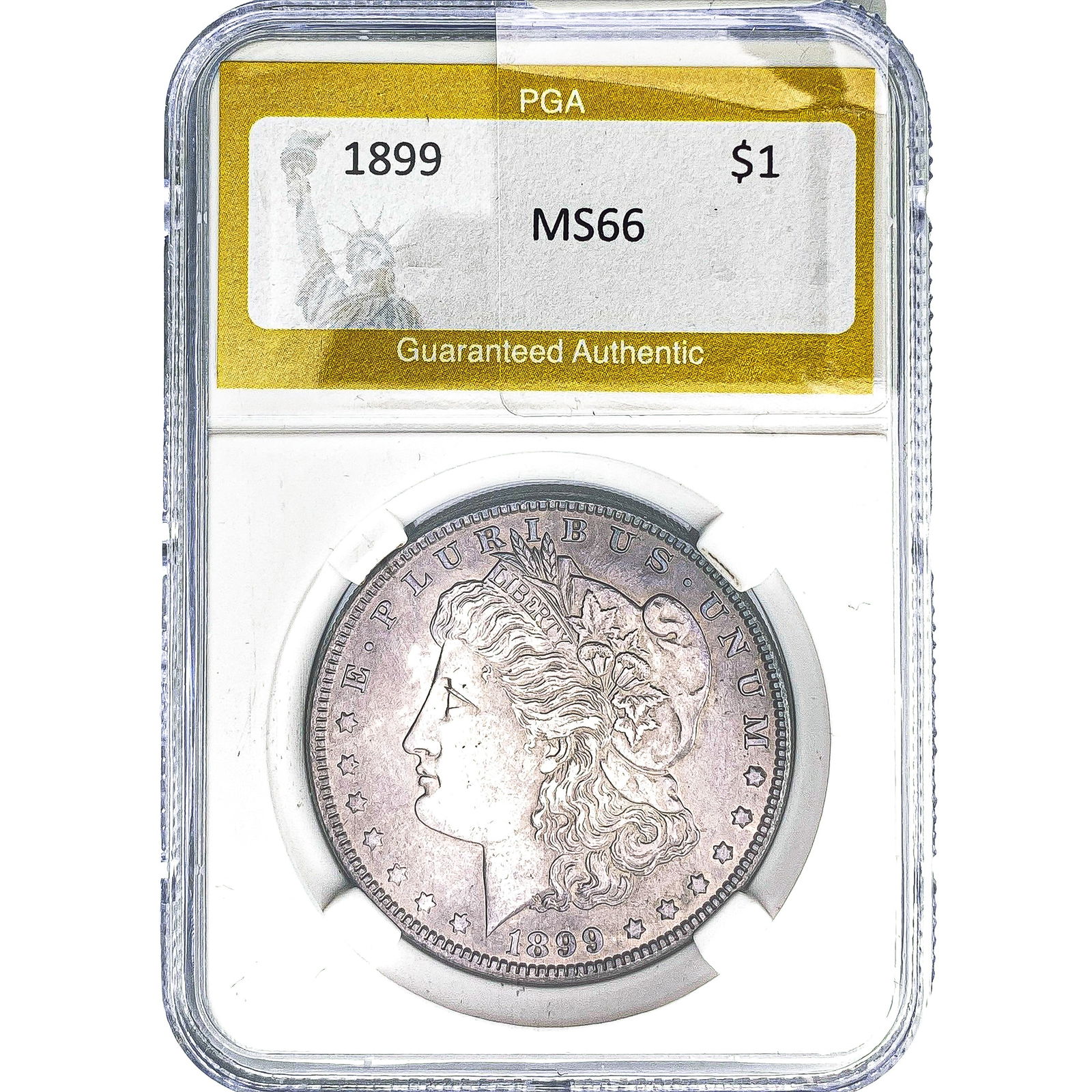 1899 Morgan Silver Dollar PGA MS66: 1899 Morgan Silver Dollar PGA MS66