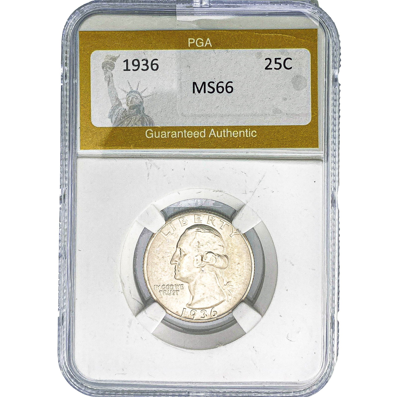 1936 Washington Silver Quarter PGA MS66 (1 of 2)