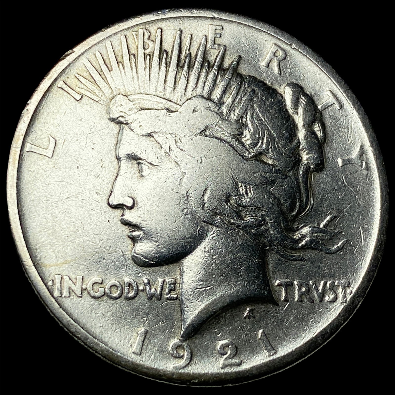 1921 Silver Peace Dollar LIGHTLY CIRCULATED: 1921 Silver Peace Dollar LIGHTLY CIRCULATED